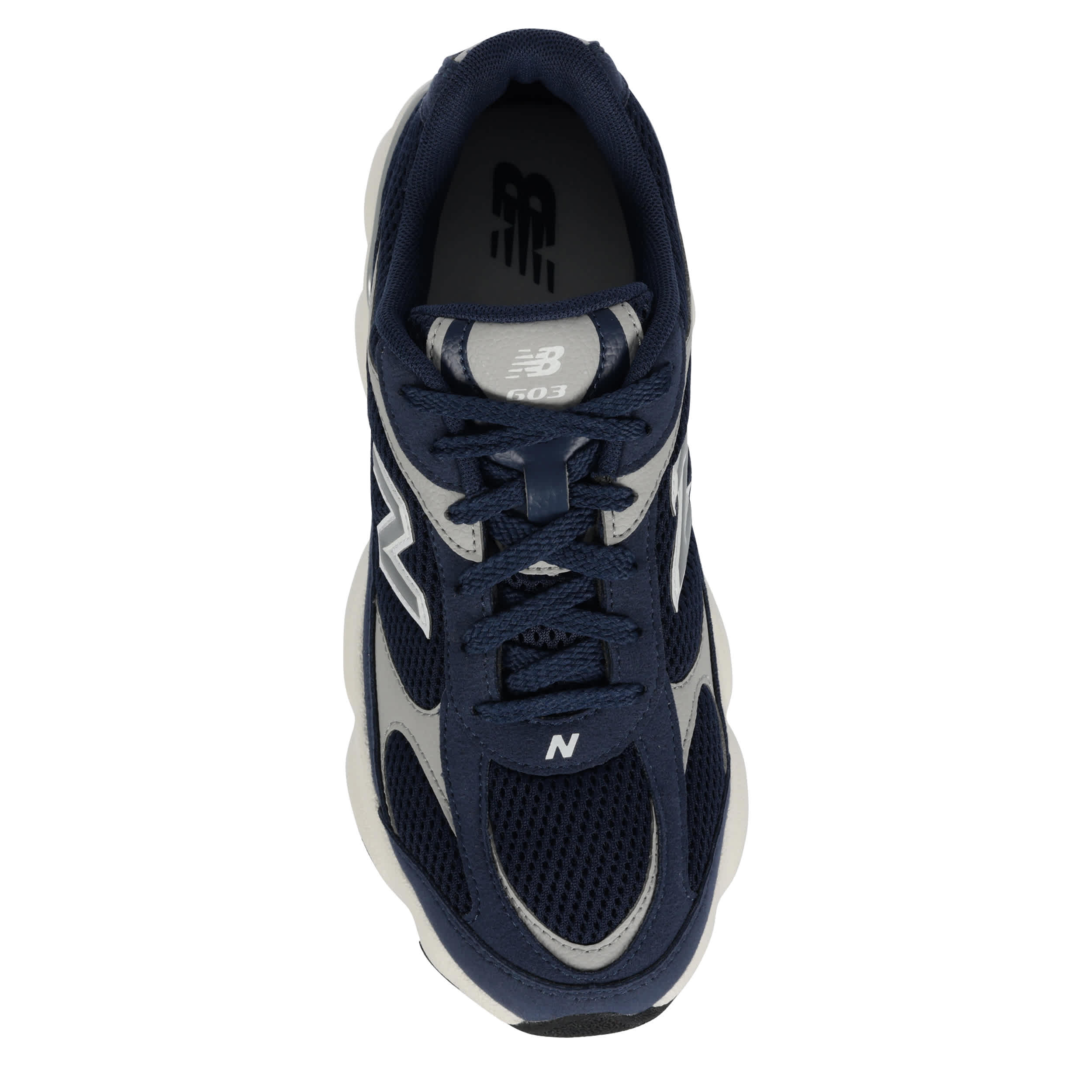 NEW BALANCE-BOYS BIG KID 603 SNEAKER-NAVY & GREY