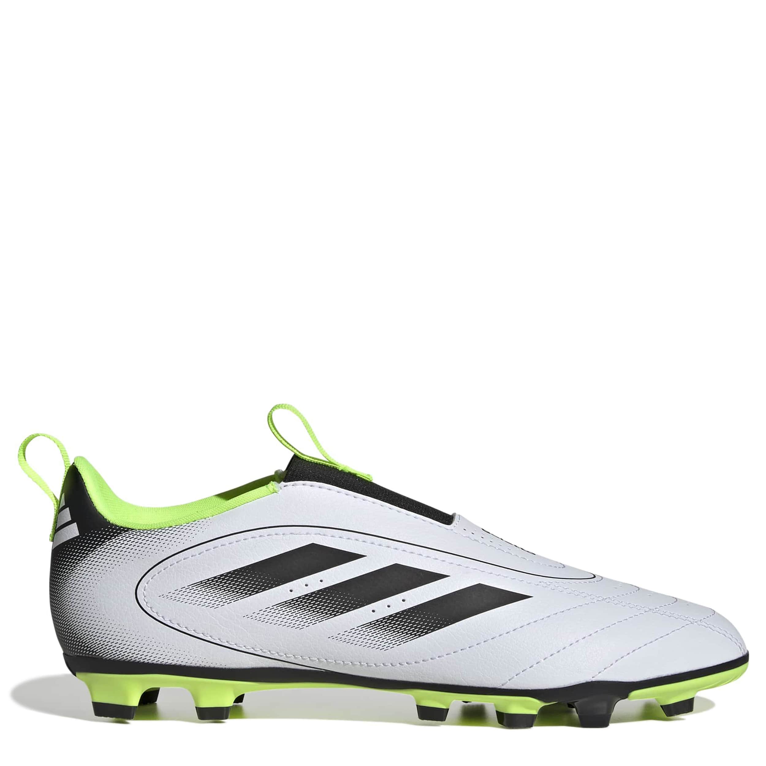 ADIDAS-GIRLS GOLETTO IX FG/M-WHITE & BLACK