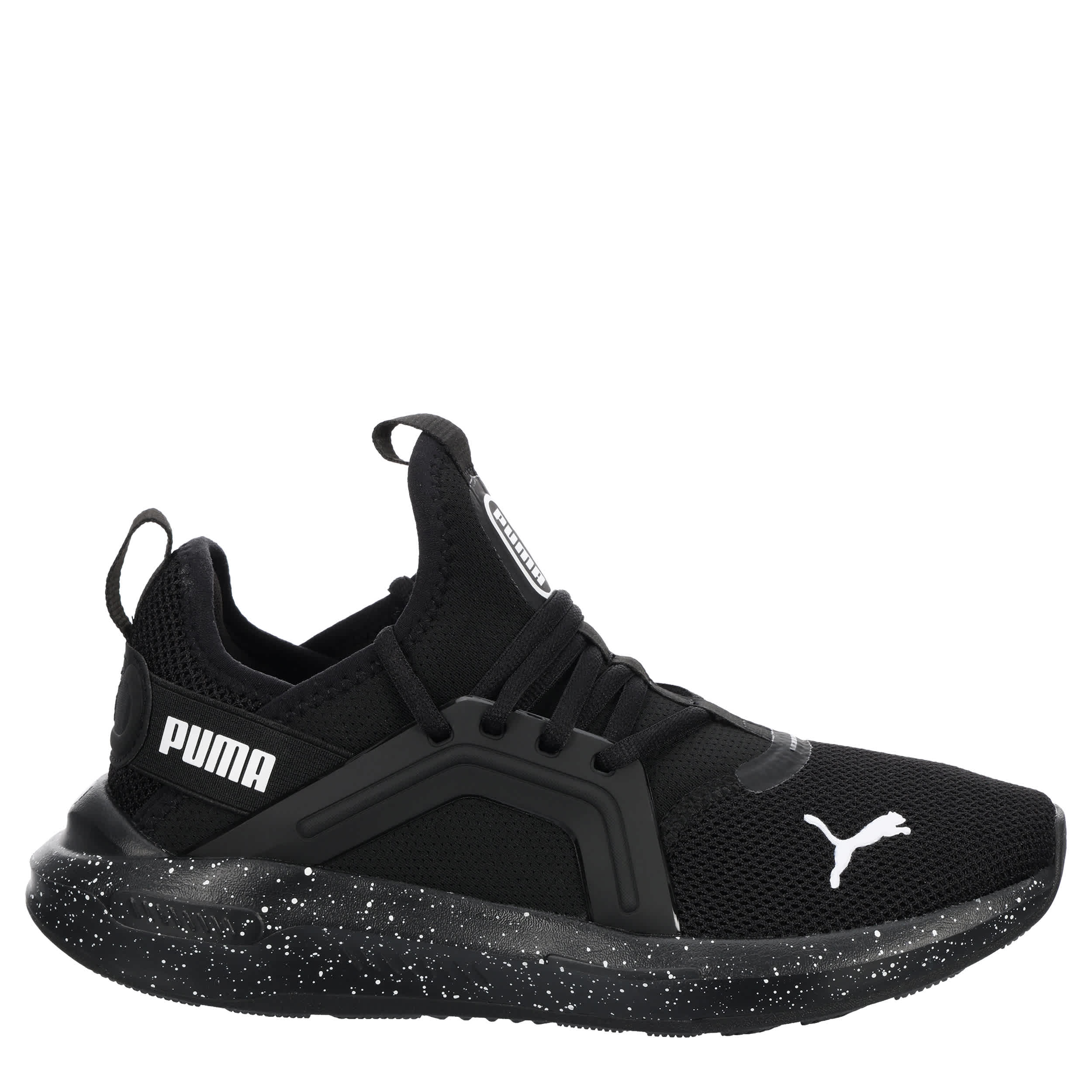 PUMA-BOYS BIG KID SOFTRIDE ENZO 5 SNEAKER-BLACK & BLACK