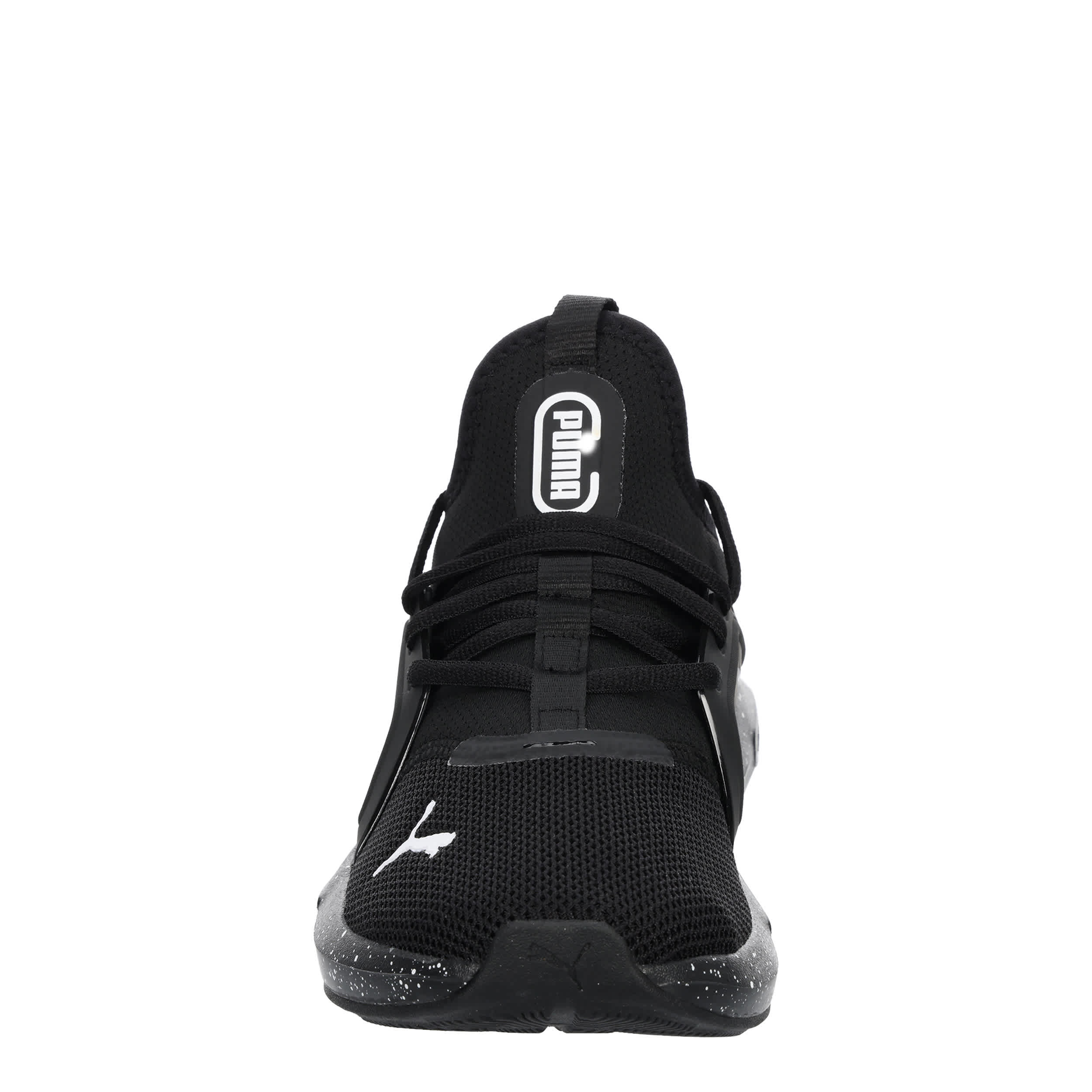 PUMA-BOYS BIG KID SOFTRIDE ENZO 5 SNEAKER-BLACK & BLACK