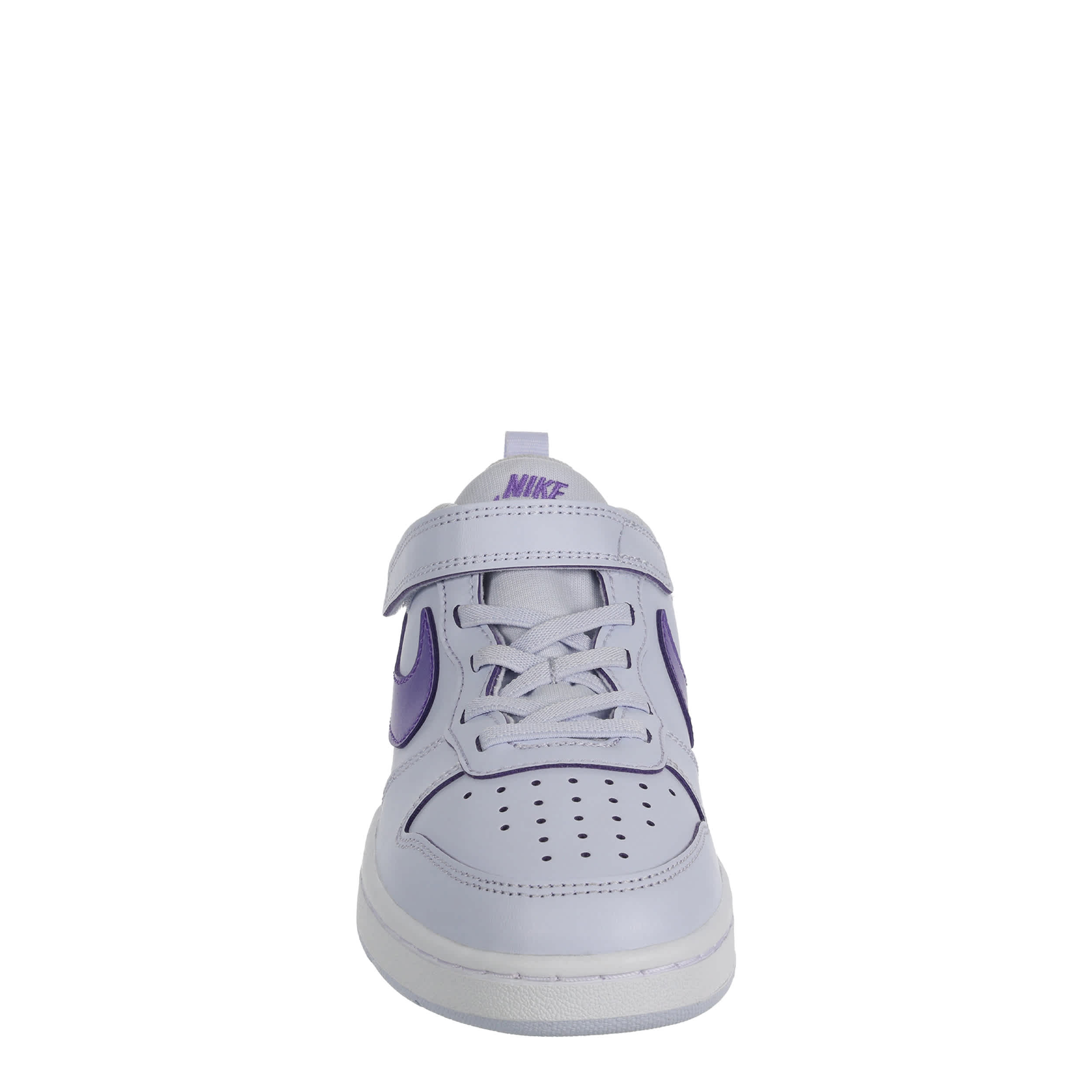 NIKE-GIRLS LITTLE KID COURT BOROUGH LOW SNEAKER-PURPLE & PURPLE