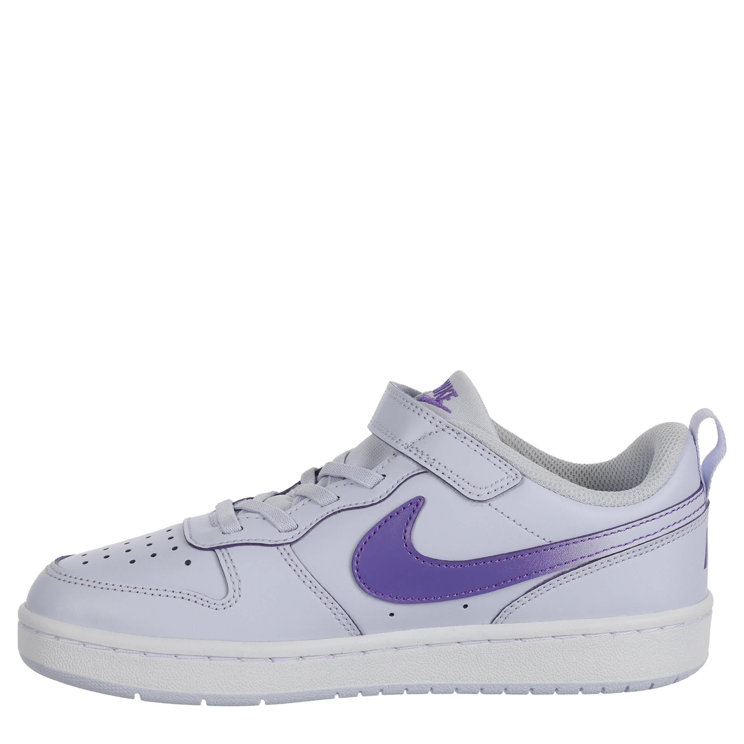 NIKE-GIRLS LITTLE KID COURT BOROUGH LOW SNEAKER-PURPLE & PURPLE