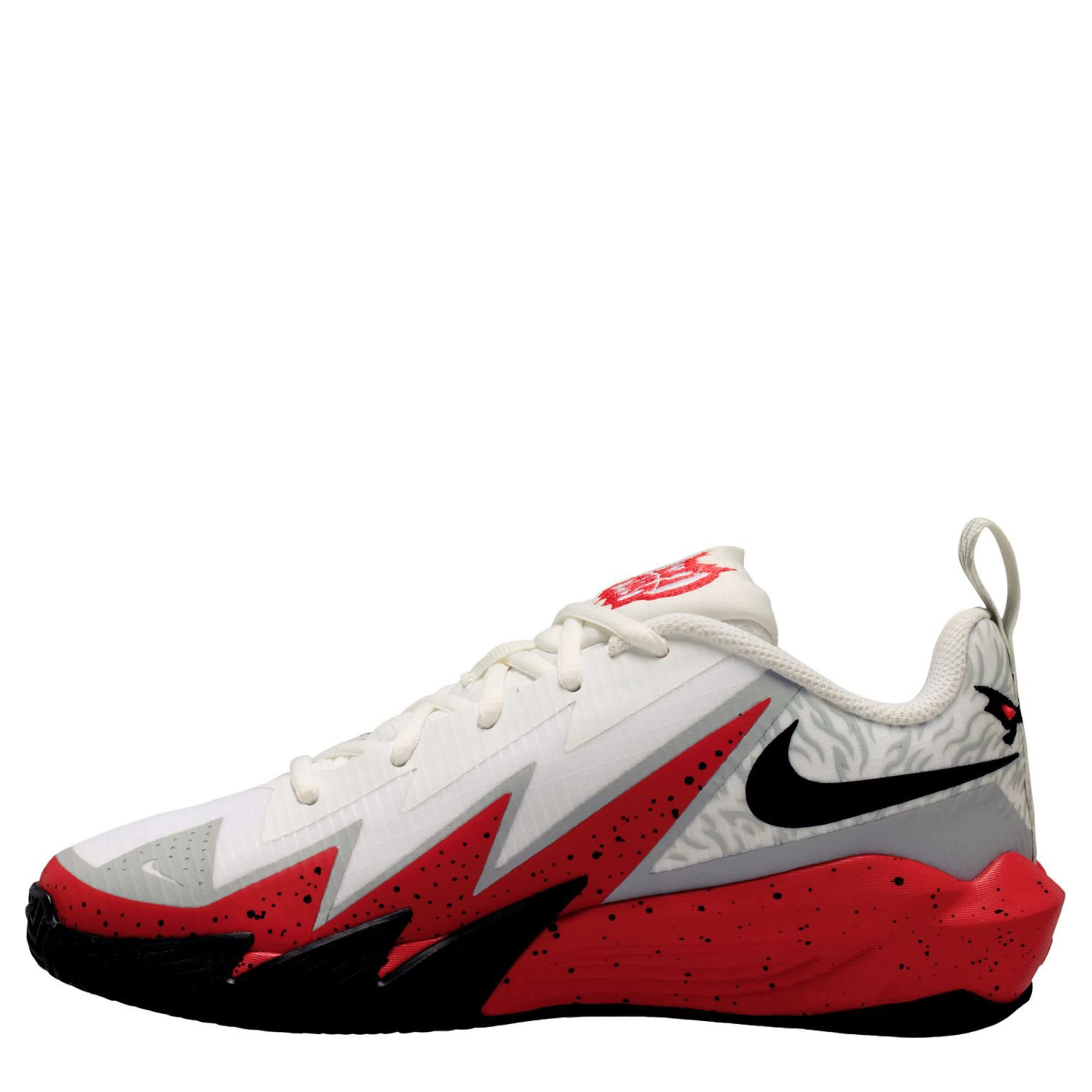 NIKE-BOYS BIG KID ST DYNAMITE SNEAKER-WHITE & RED