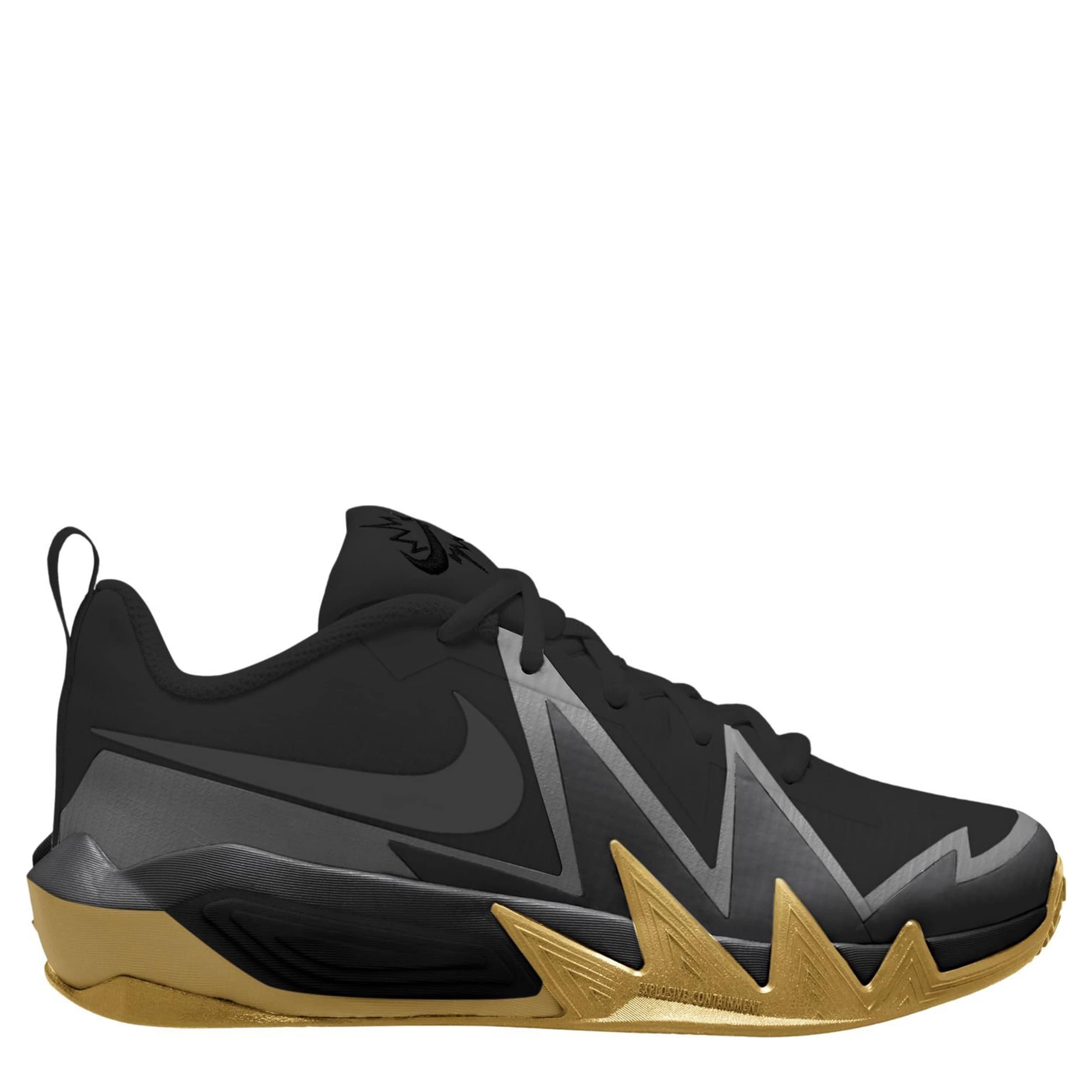 NIKE-BOYS BIG KID ST DYNAMITE BASKETBALL SHOE-BLACK & GREY