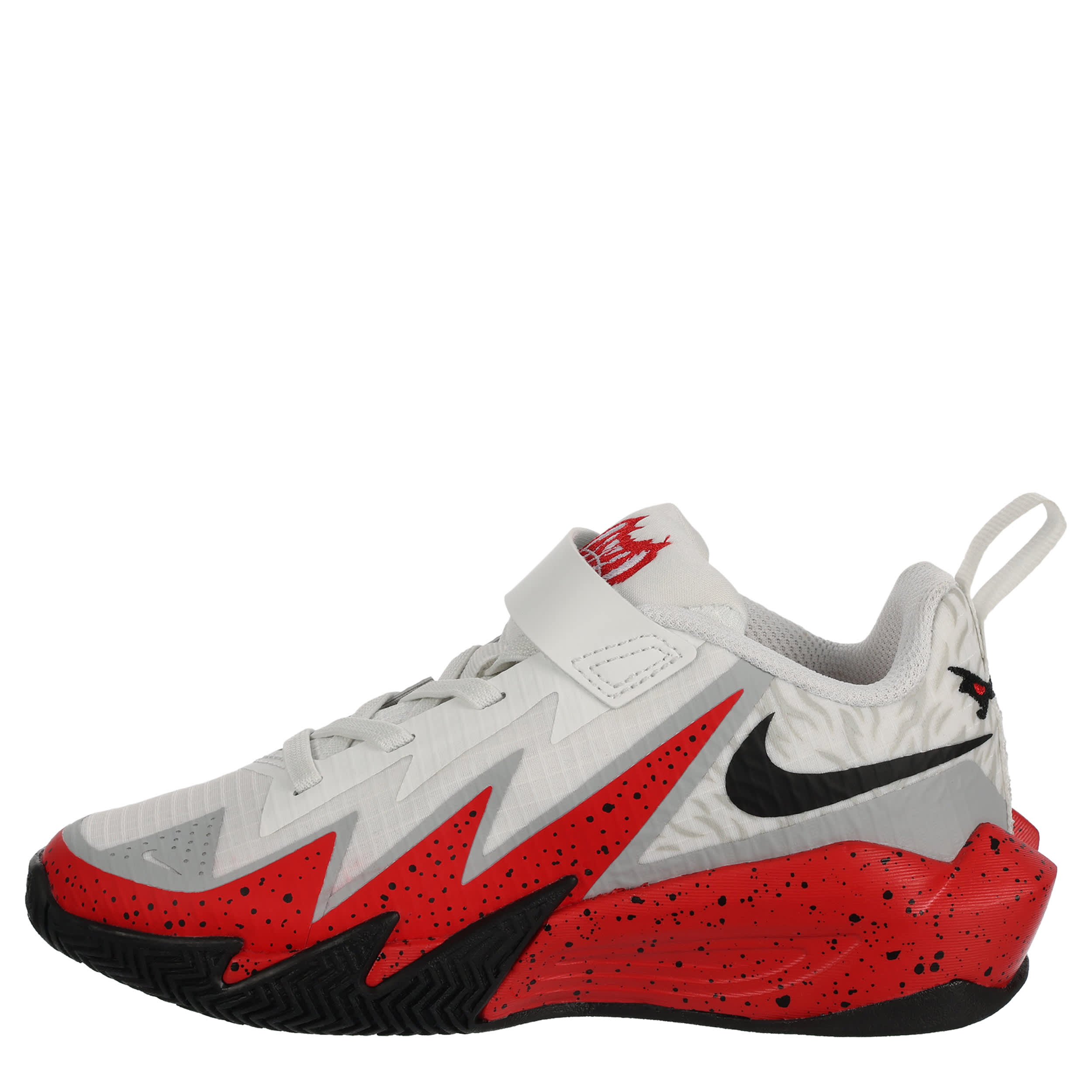 NIKE-BOYS LITTLE KID ST DYNAMITE BASKETBALL SHOE-WHITE & RED