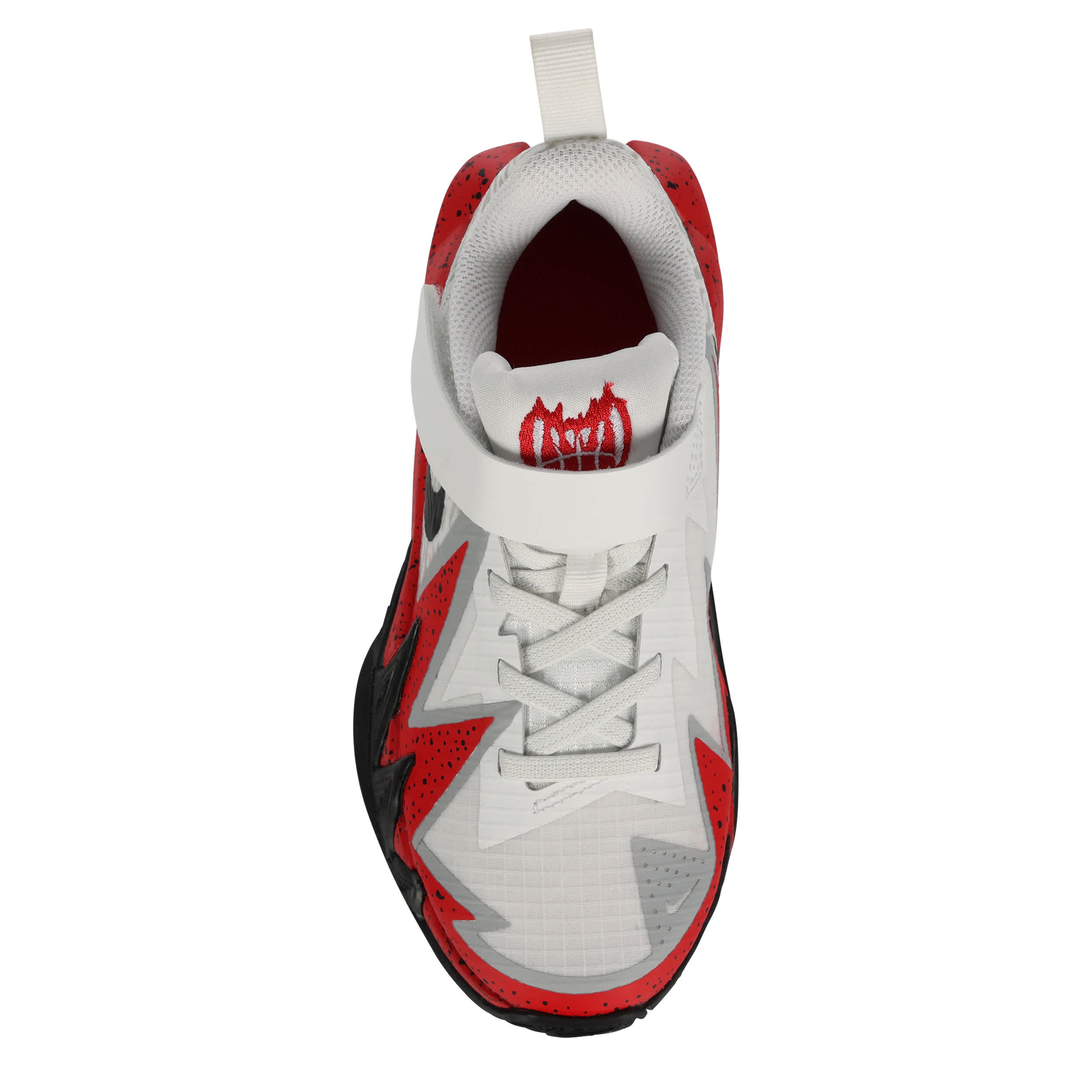 NIKE-BOYS LITTLE KID ST DYNAMITE BASKETBALL SHOE-WHITE & RED