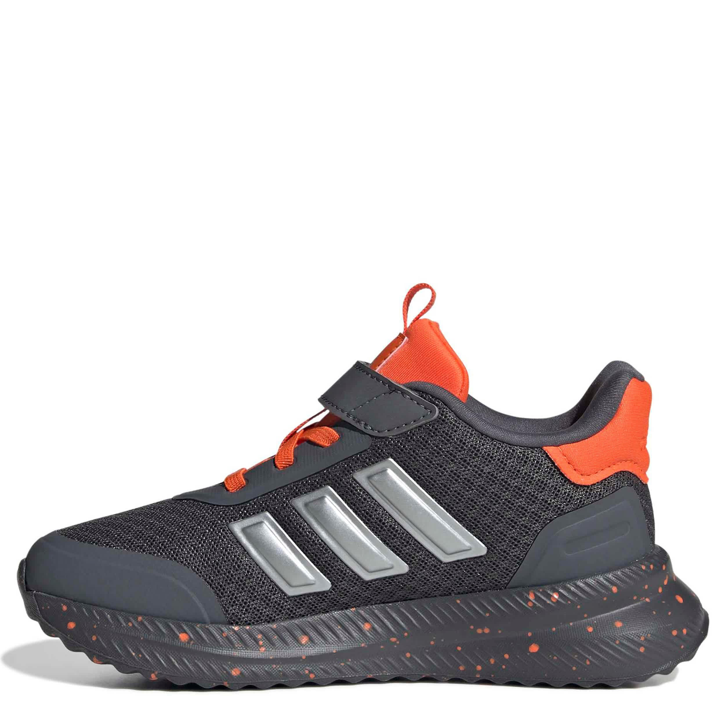 ADIDAS-GIRLS LITTLE KID X_PLR PATH SNEAKER-GREY & ORANGE