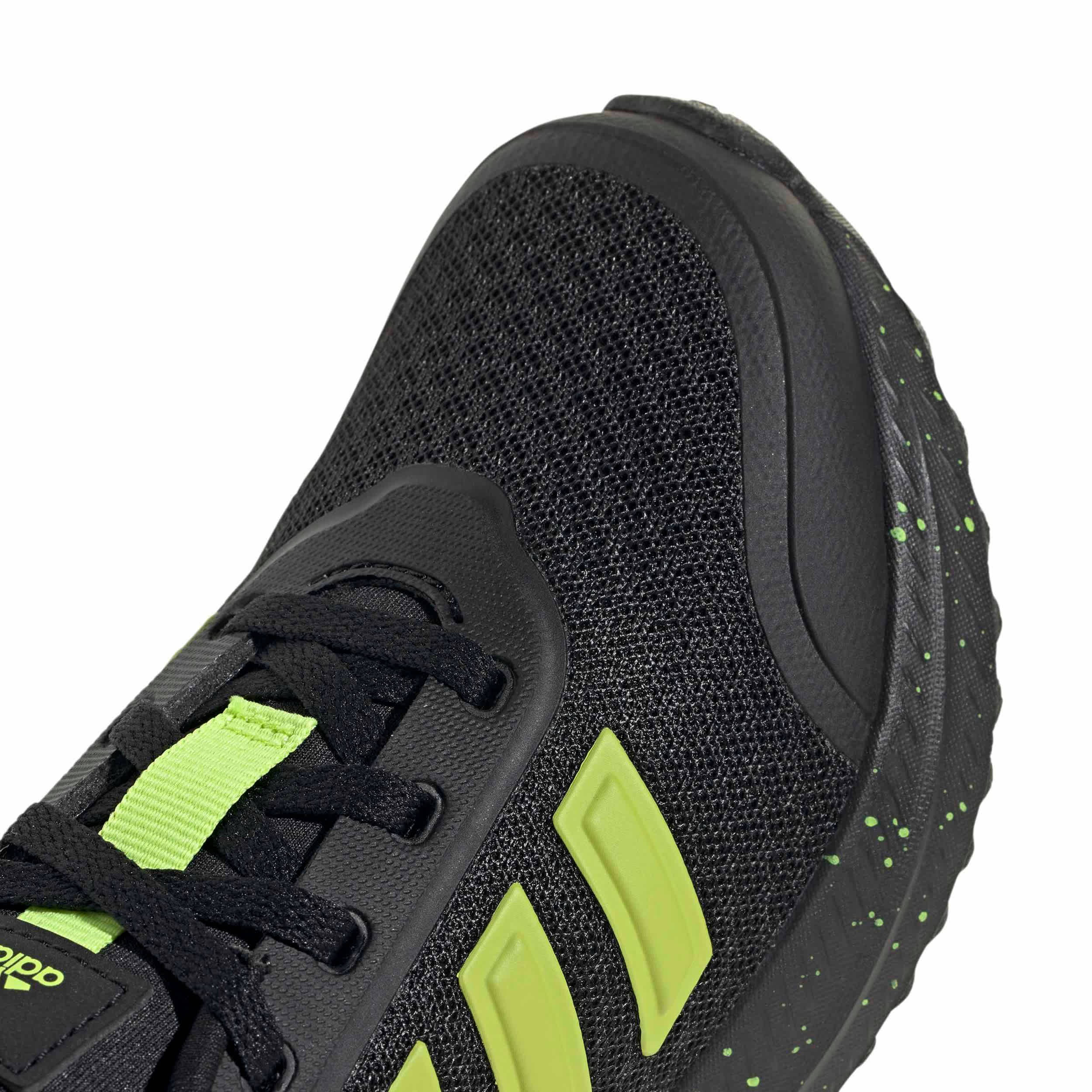 ADIDAS-BOYS LITTLE-BIG KID X_PLR PATH SNEAKER-BLACK & NEON