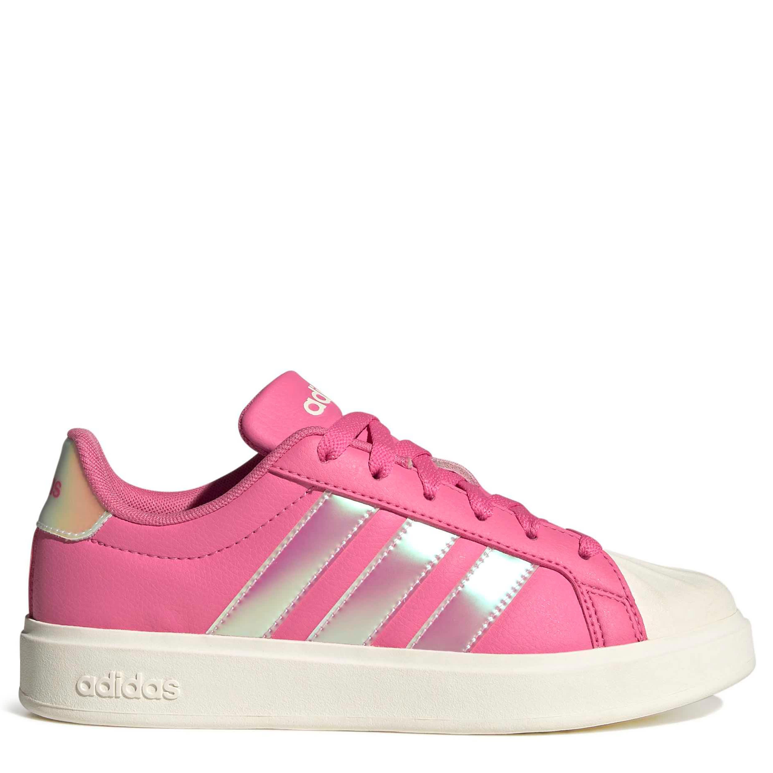 ADIDAS-GIRLS BIG KID STREETTALK SNEAKER-PINK & WHITE
