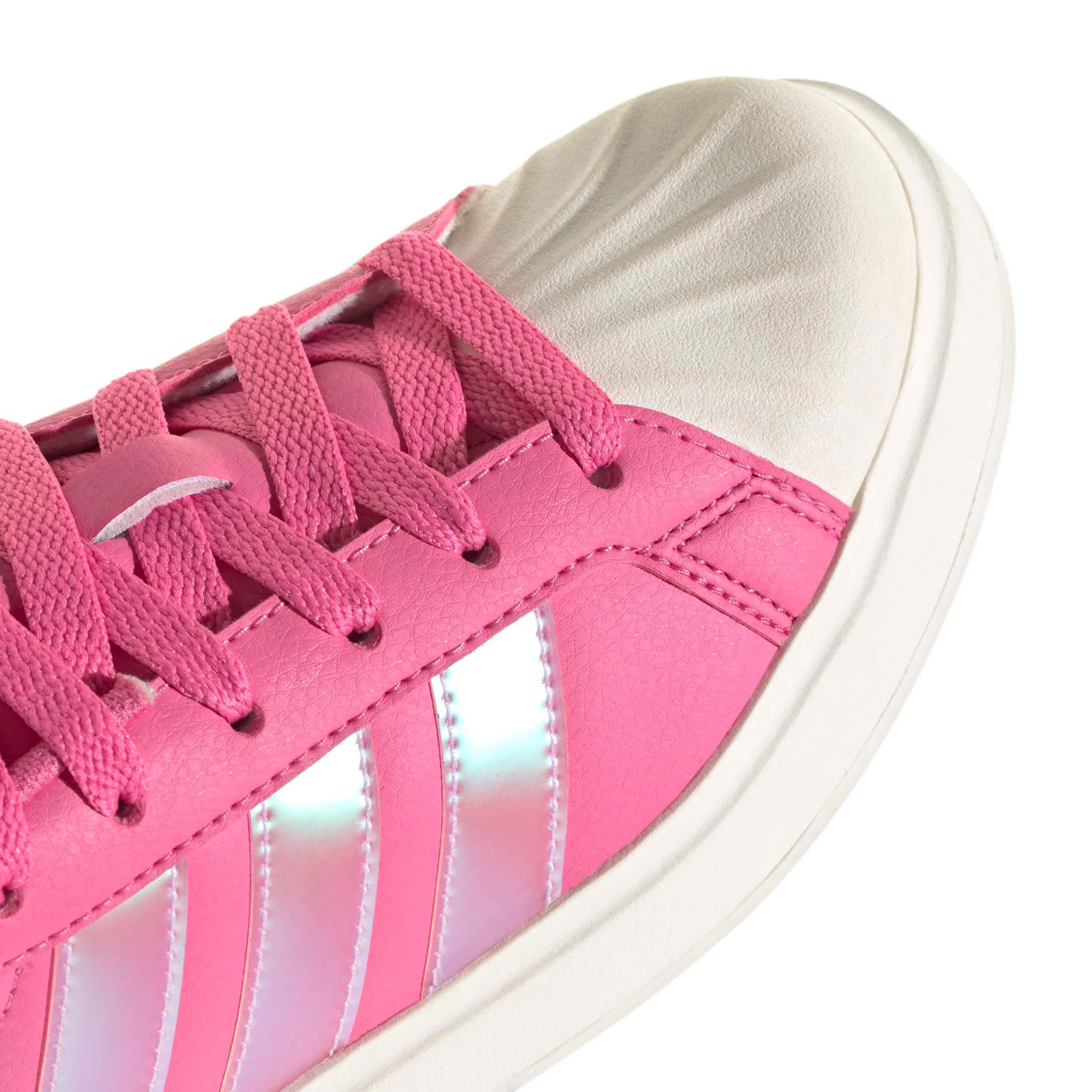 ADIDAS-GIRLS BIG KID STREETTALK SNEAKER-PINK & WHITE