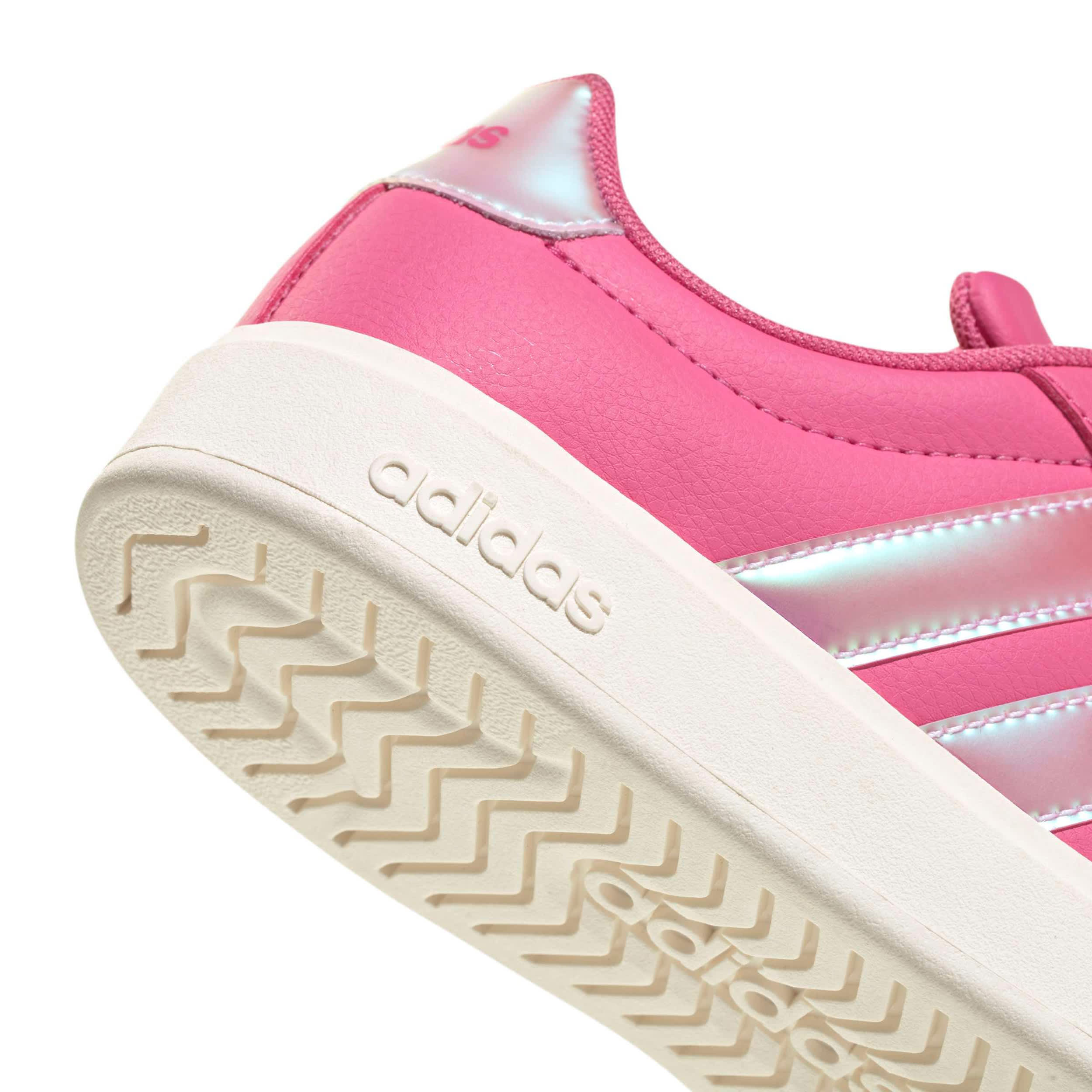 ADIDAS-GIRLS BIG KID STREETTALK SNEAKER-PINK & WHITE