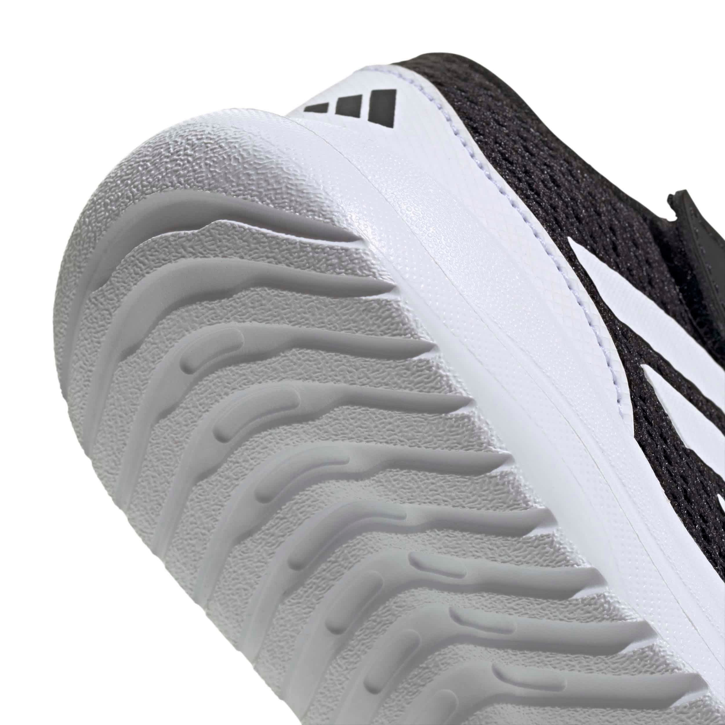 ADIDAS-BOYS TODDLER RUNFALCON 6 RUNNING SHOE-BLACK & WHITE