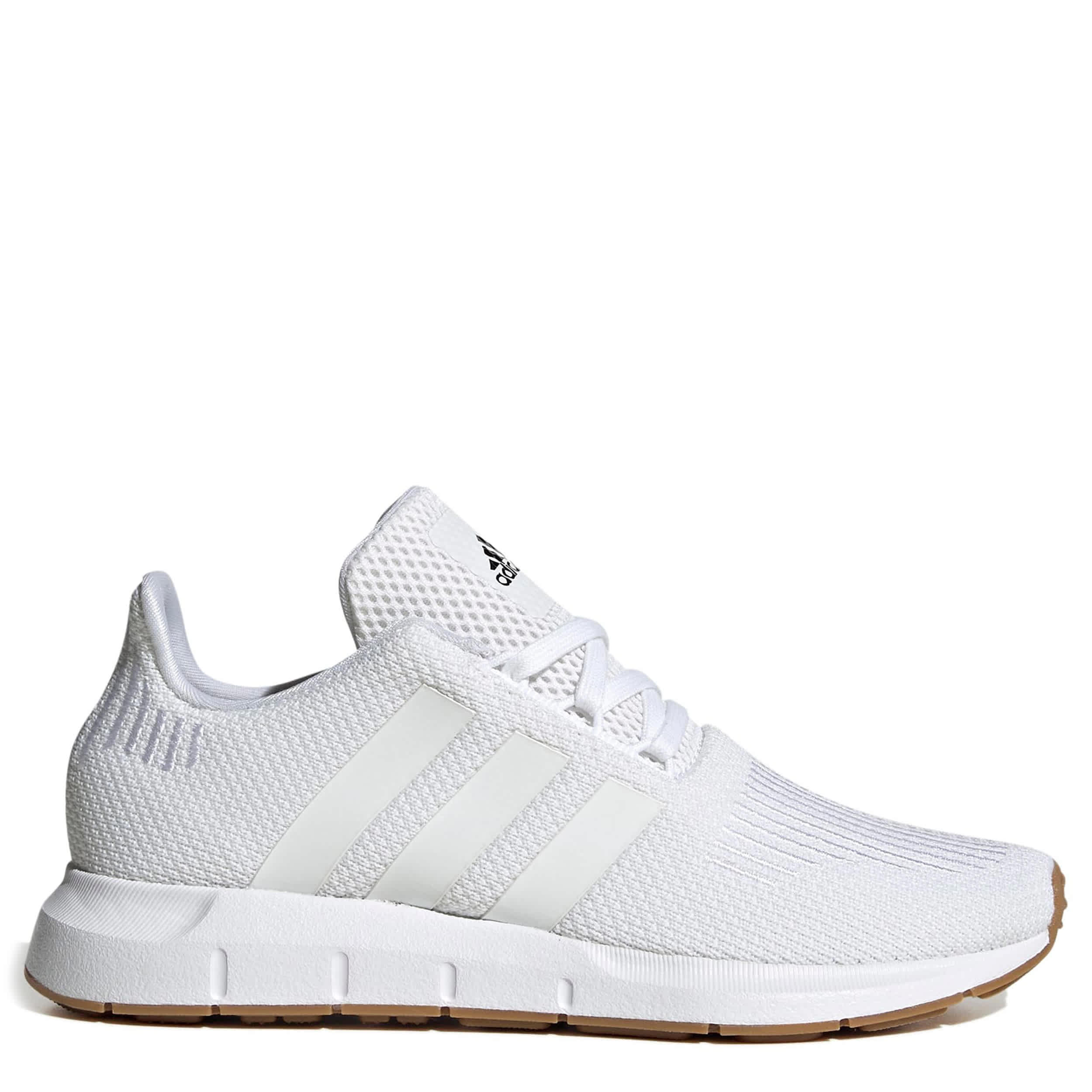 ADIDAS-BOYS BIG KID SWIFT RUN 1.0 SNEAKER-WHITE & BLACK
