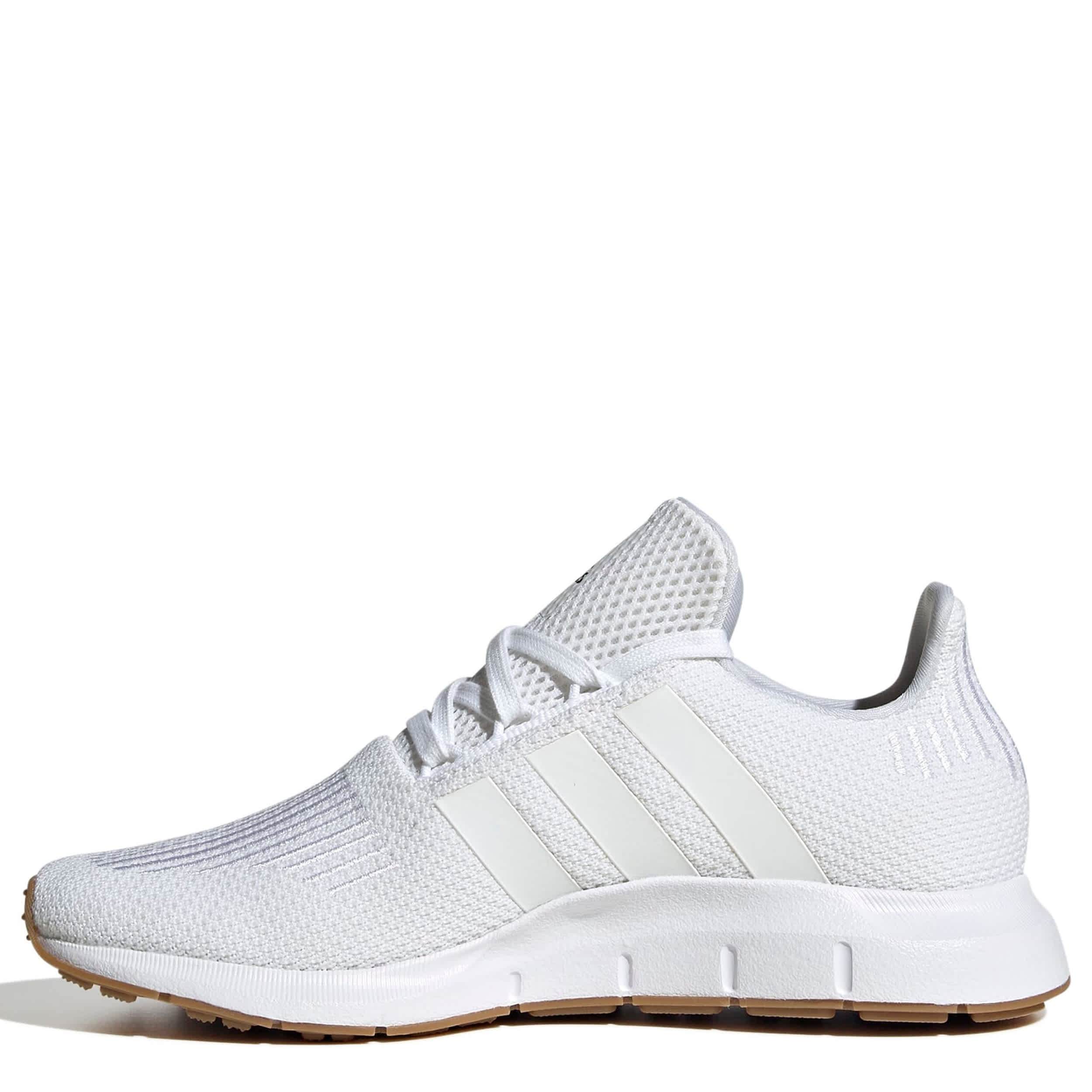 ADIDAS-BOYS BIG KID SWIFT RUN 1.0 SNEAKER-WHITE & BLACK