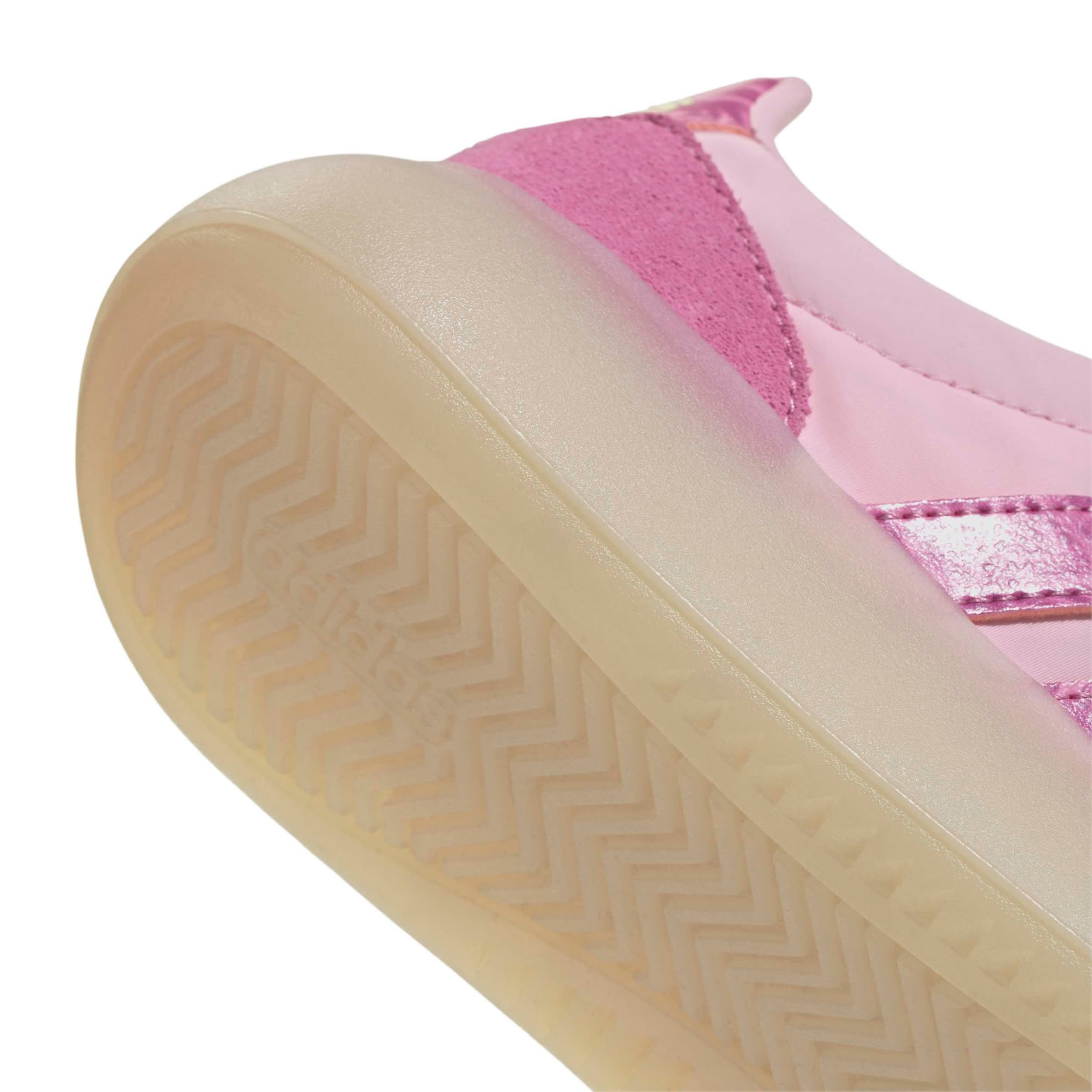 ADIDAS-GIRLS BIG KID BARREDA DECODE SNEAKER-PINK & YELLOW