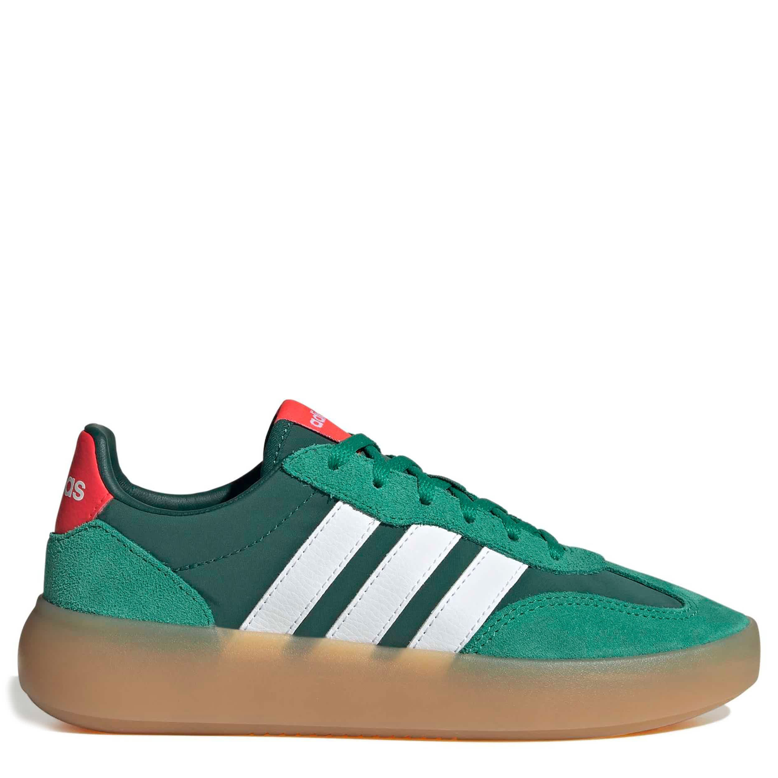 ADIDAS-BOYS BIG KID BARREDA DECODE SNEAKER-GREEN & WHITE