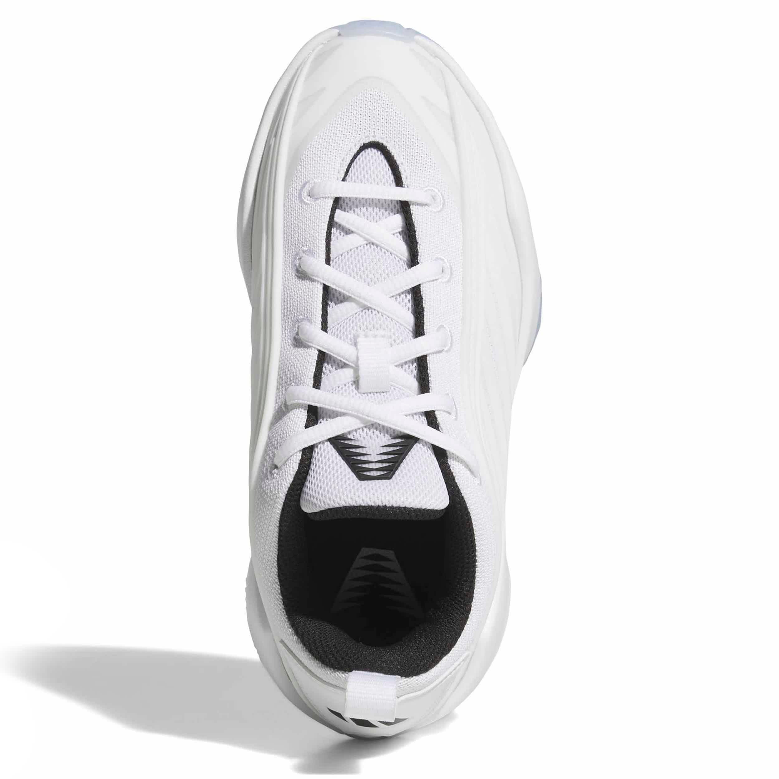 ADIDAS-BOYS BIG KID BELIEVE THAT BASKETBALL SHOE-WHITE & BLACK