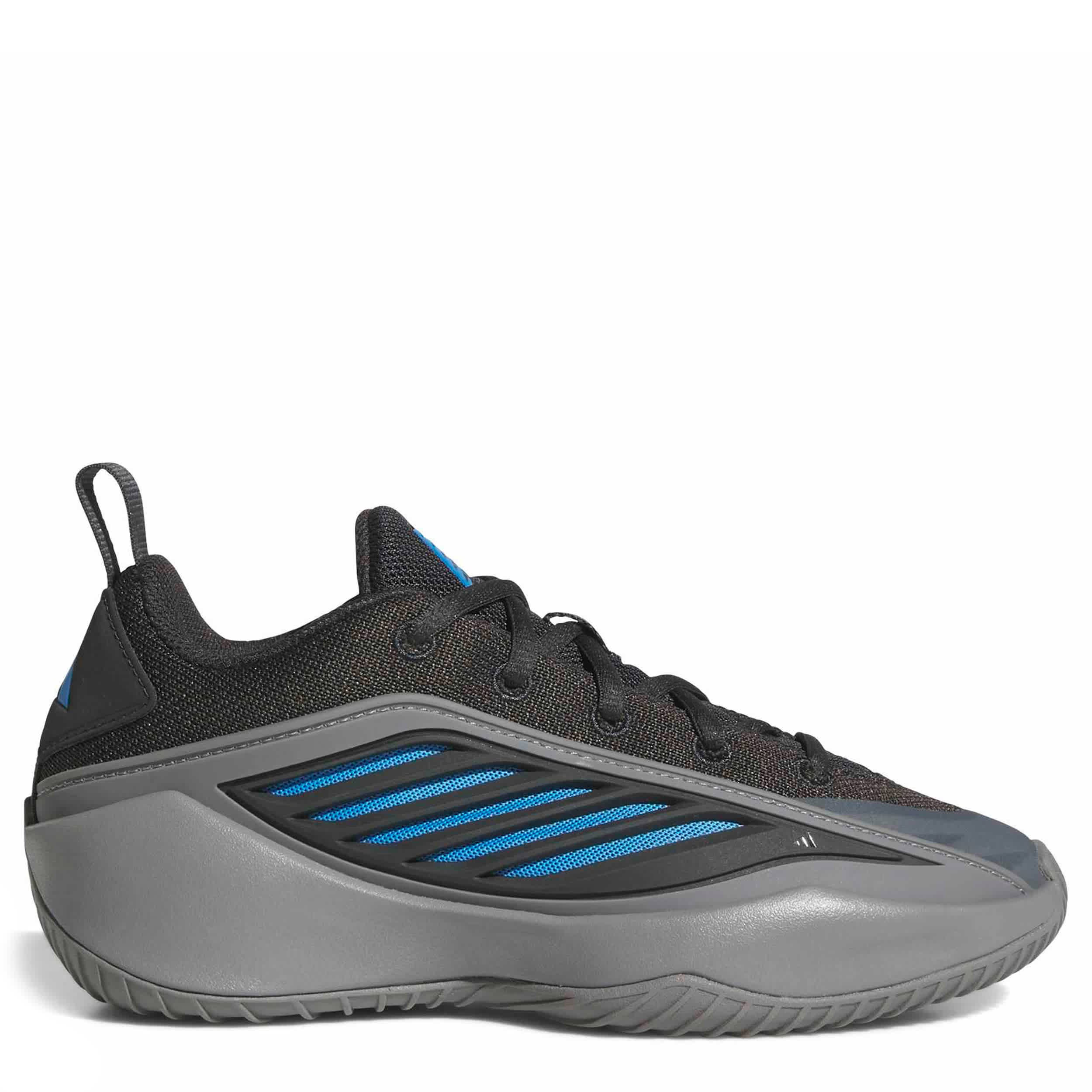 ADIDAS-BOYS BIG KID BELIEVE THAT BASKETBALL SHOE-GREY & BLUE