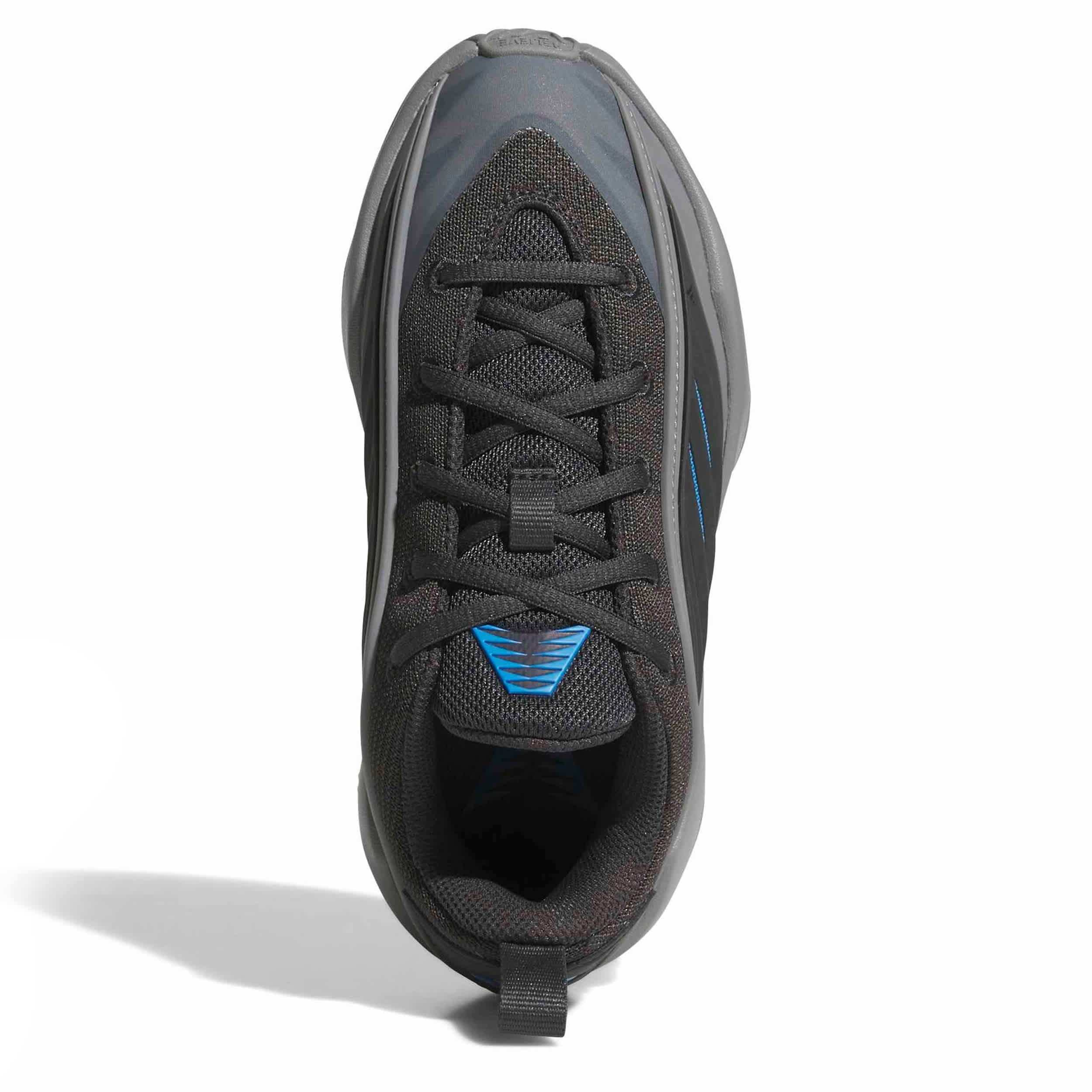 ADIDAS-BOYS BIG KID BELIEVE THAT BASKETBALL SHOE-GREY & BLUE
