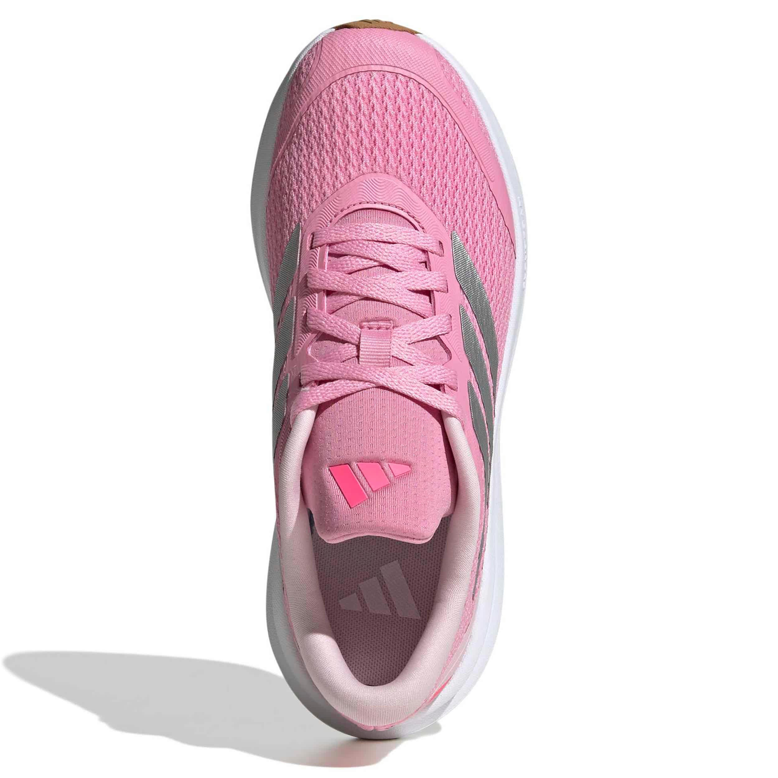 ADIDAS-GIRLS BIG KID RUNFALCON 6 SNEAKER-PINK & SILVER