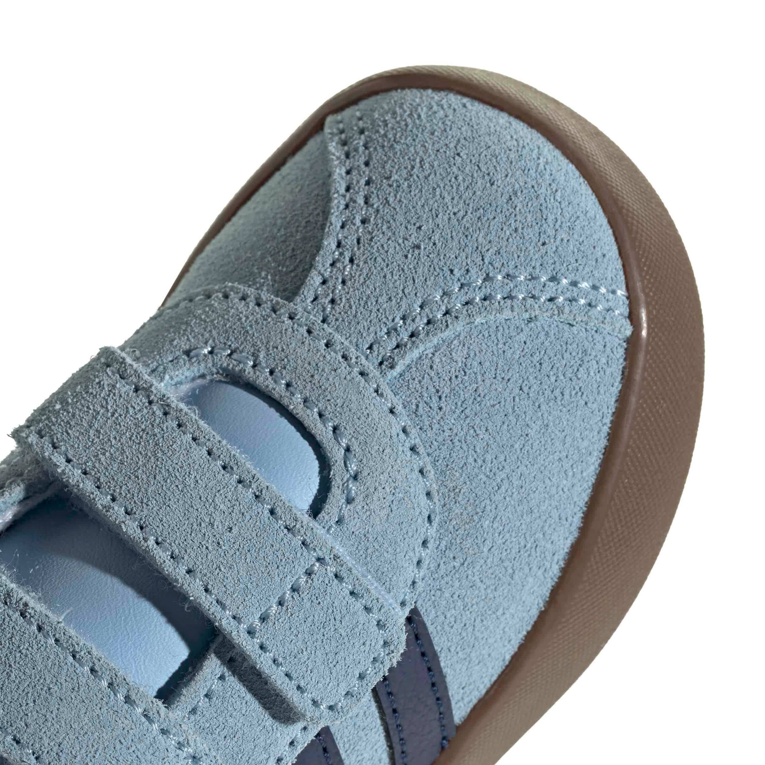 ADIDAS-BOYS TODDLER VL COURT 3.0 SNEAKER-BLUE & DARK BLUE