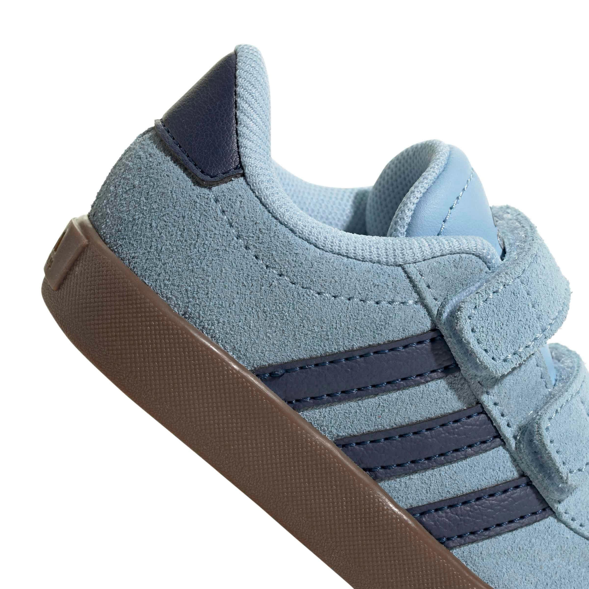 ADIDAS-BOYS TODDLER VL COURT 3.0 SNEAKER-BLUE & DARK BLUE