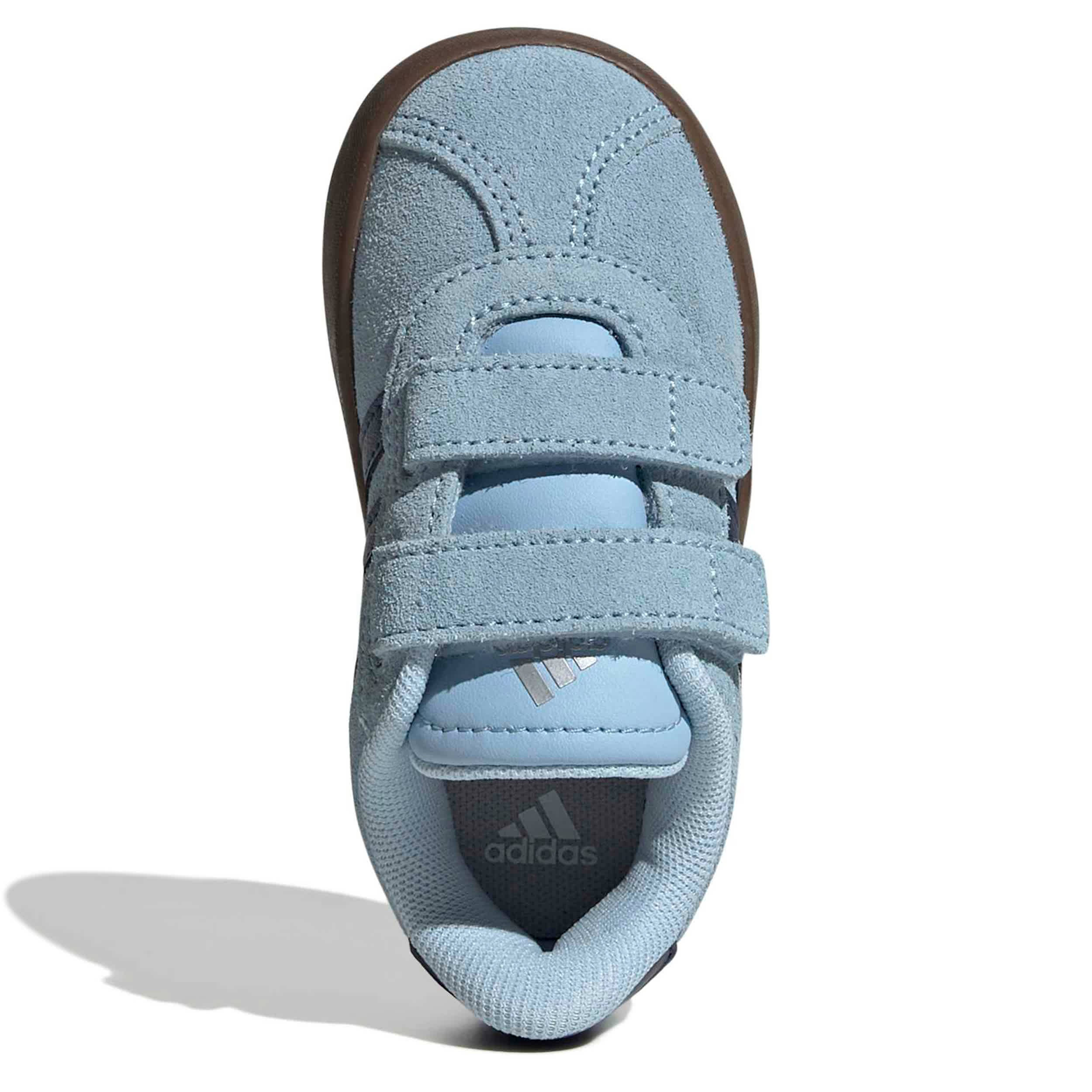 ADIDAS-BOYS TODDLER VL COURT 3.0 SNEAKER-BLUE & DARK BLUE