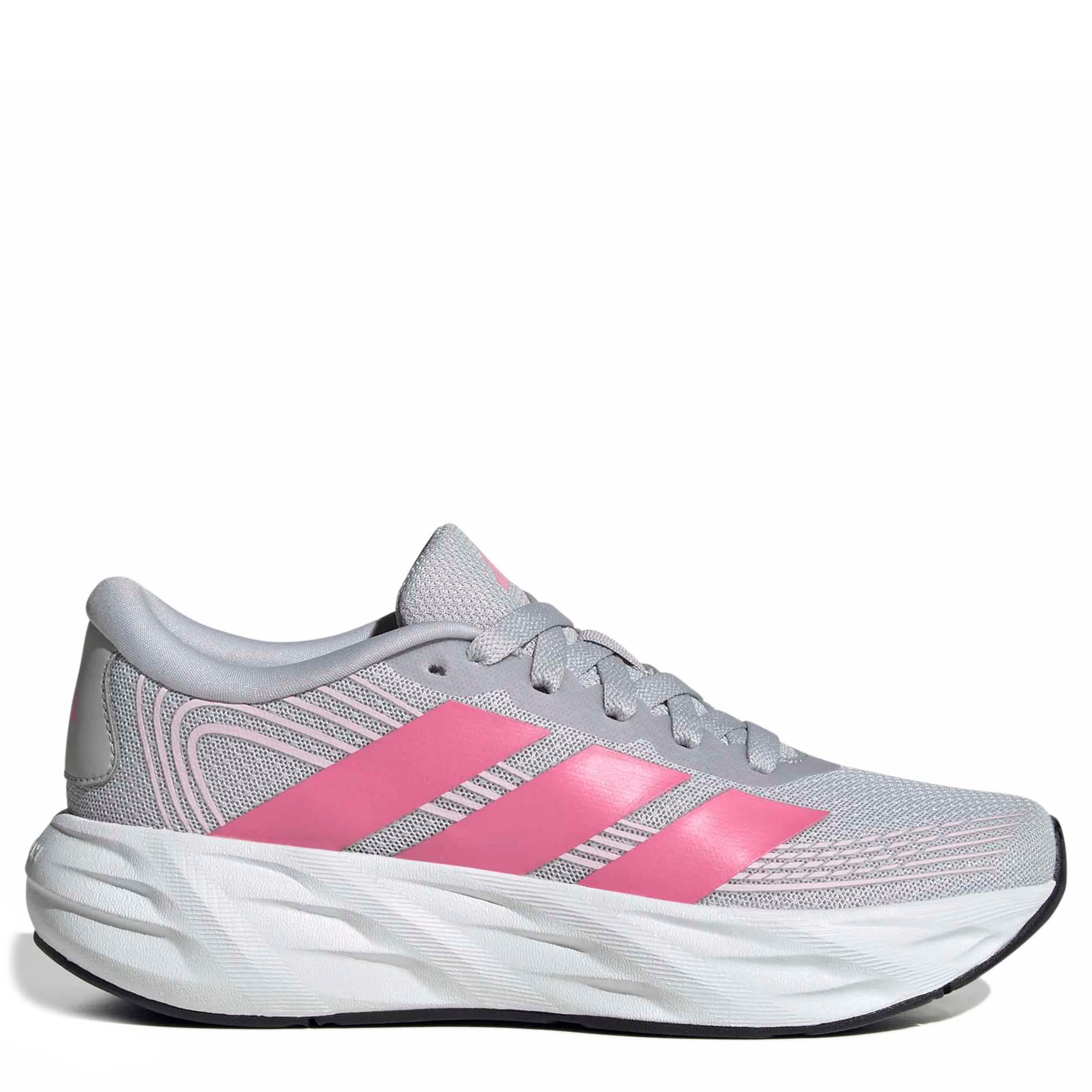 ADIDAS-GIRLS BIG KID GALAXY 8 RUNNING SHOE-GREY & PINK