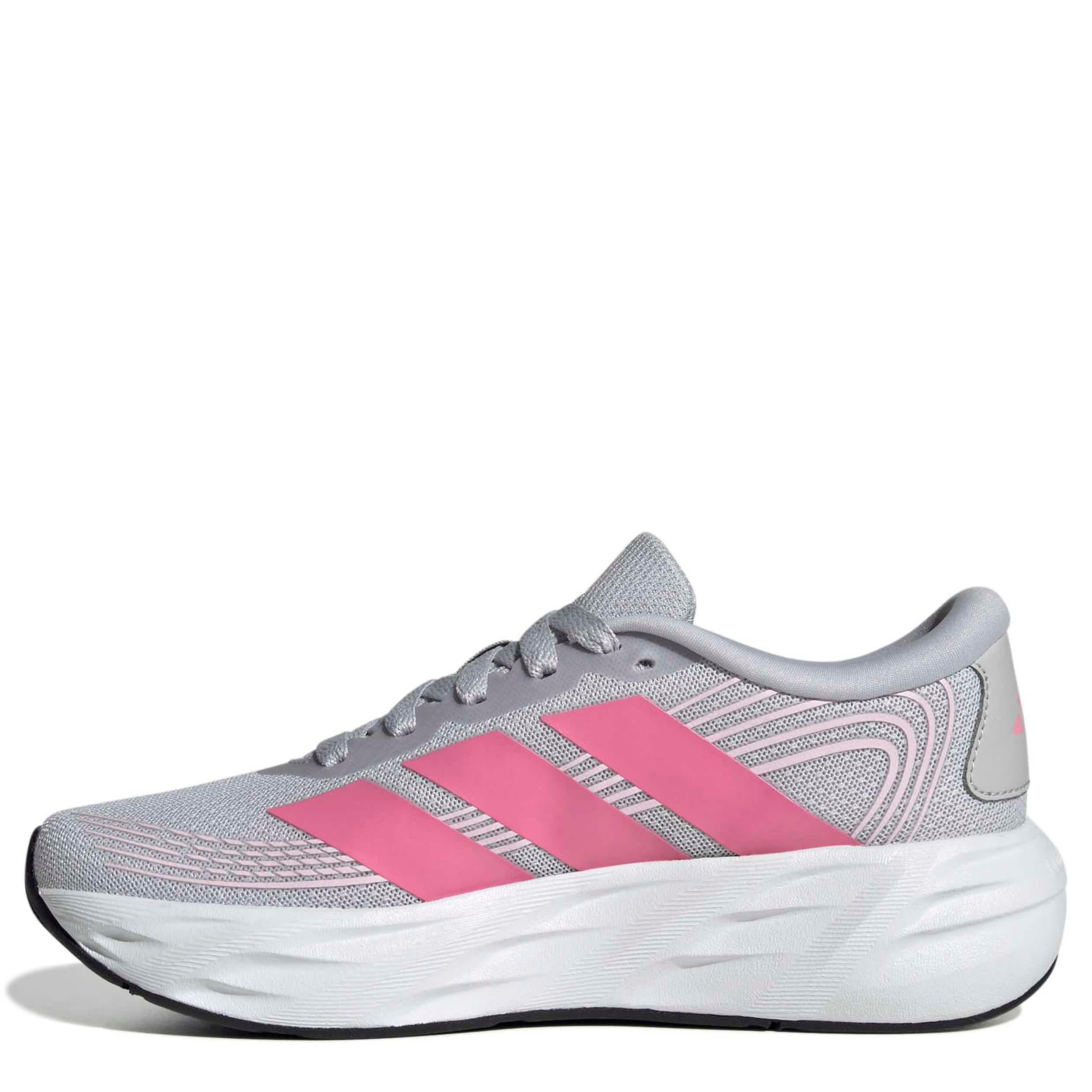 ADIDAS-GIRLS BIG KID GALAXY 8 RUNNING SHOE-GREY & PINK