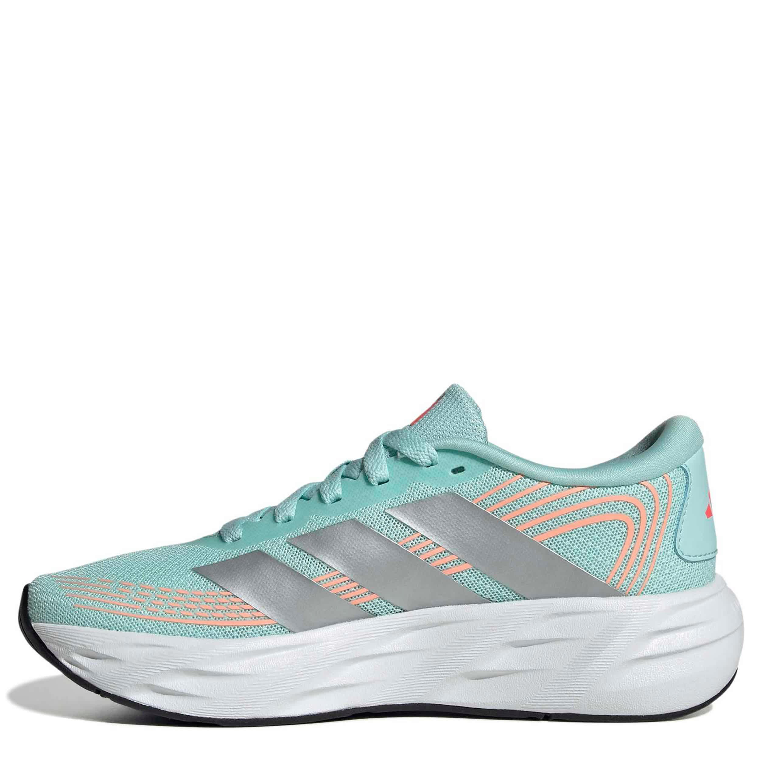 ADIDAS-GIRLS BIG KID GALAXY 8 RUNNING SHOE-AQUA & GREY