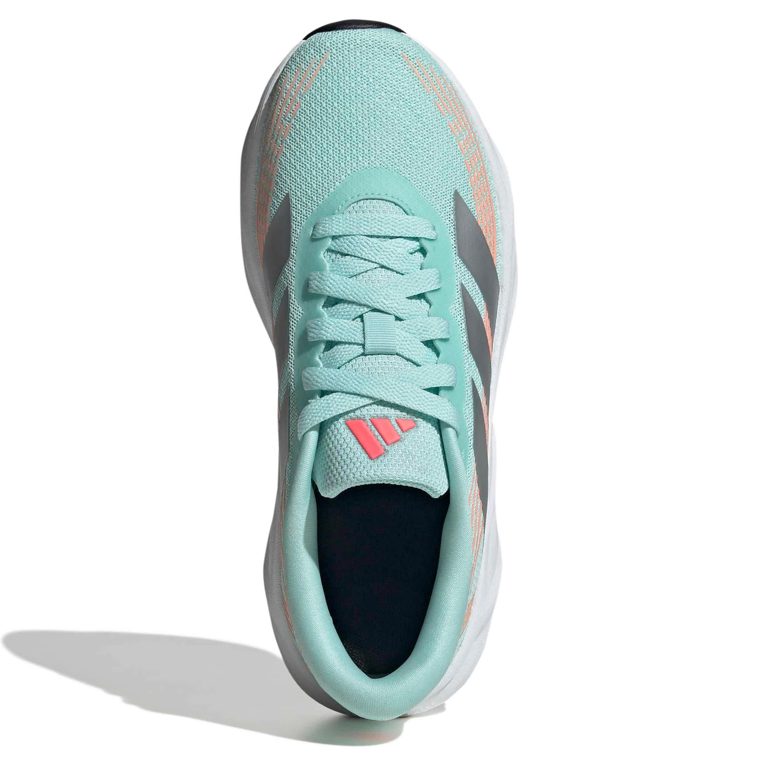 ADIDAS-GIRLS BIG KID GALAXY 8 RUNNING SHOE-AQUA & GREY