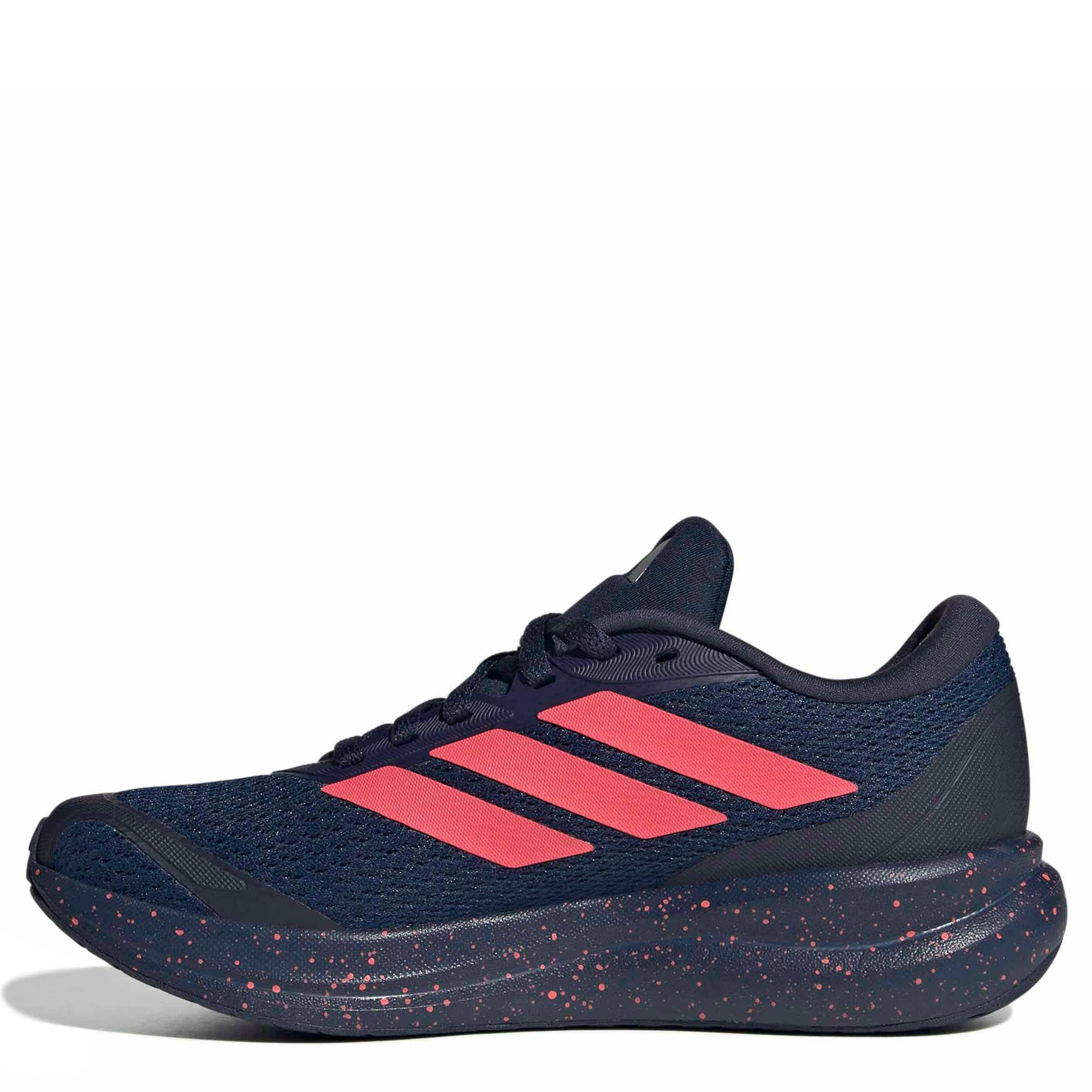 ADIDAS-GIRLS BIG KID RUNFALCON 6 SNEAKER-DARK BLUE & SILVER