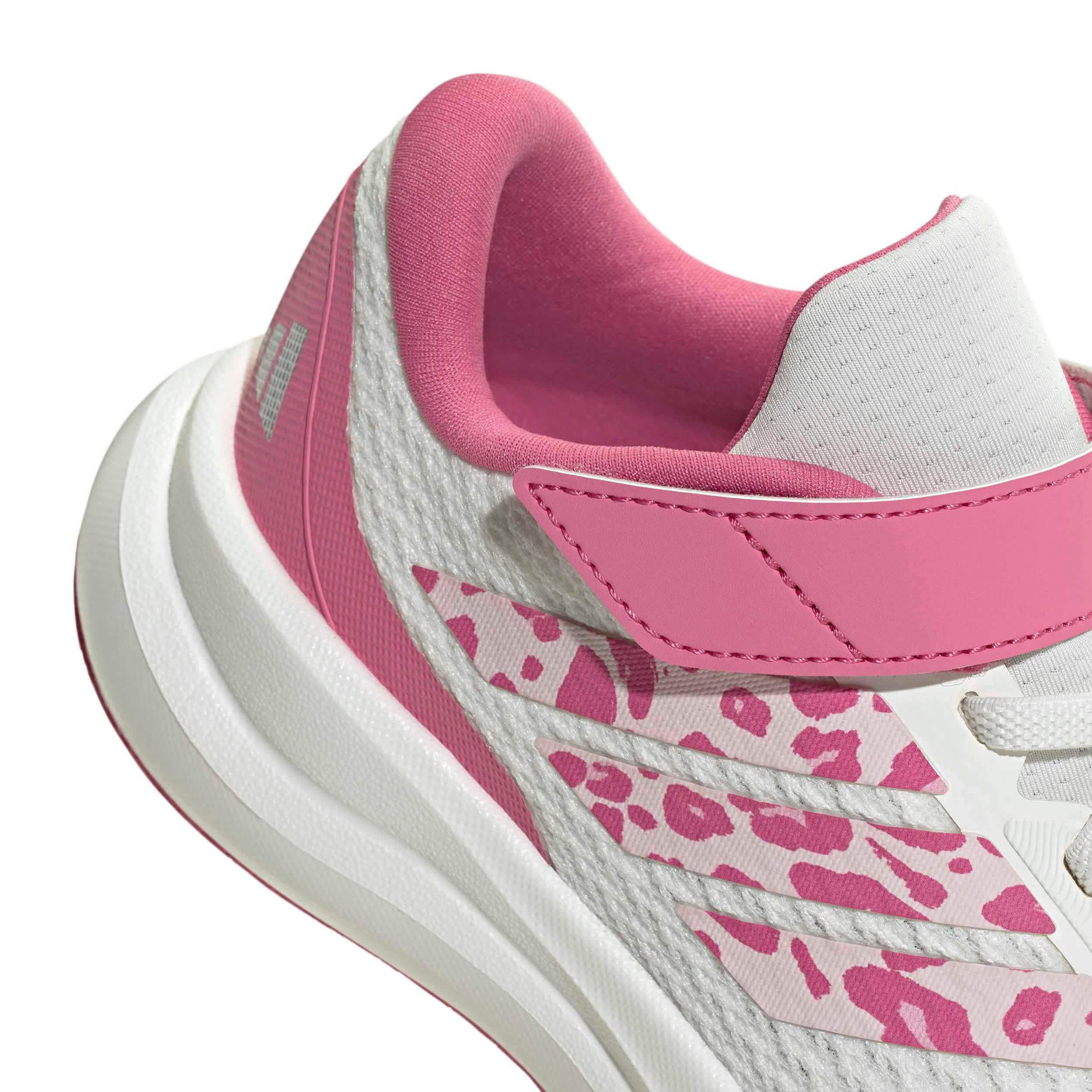 ADIDAS-GIRLS LITTLE KID RUNFALCON 6 SNEAKER-WHITE & PINK