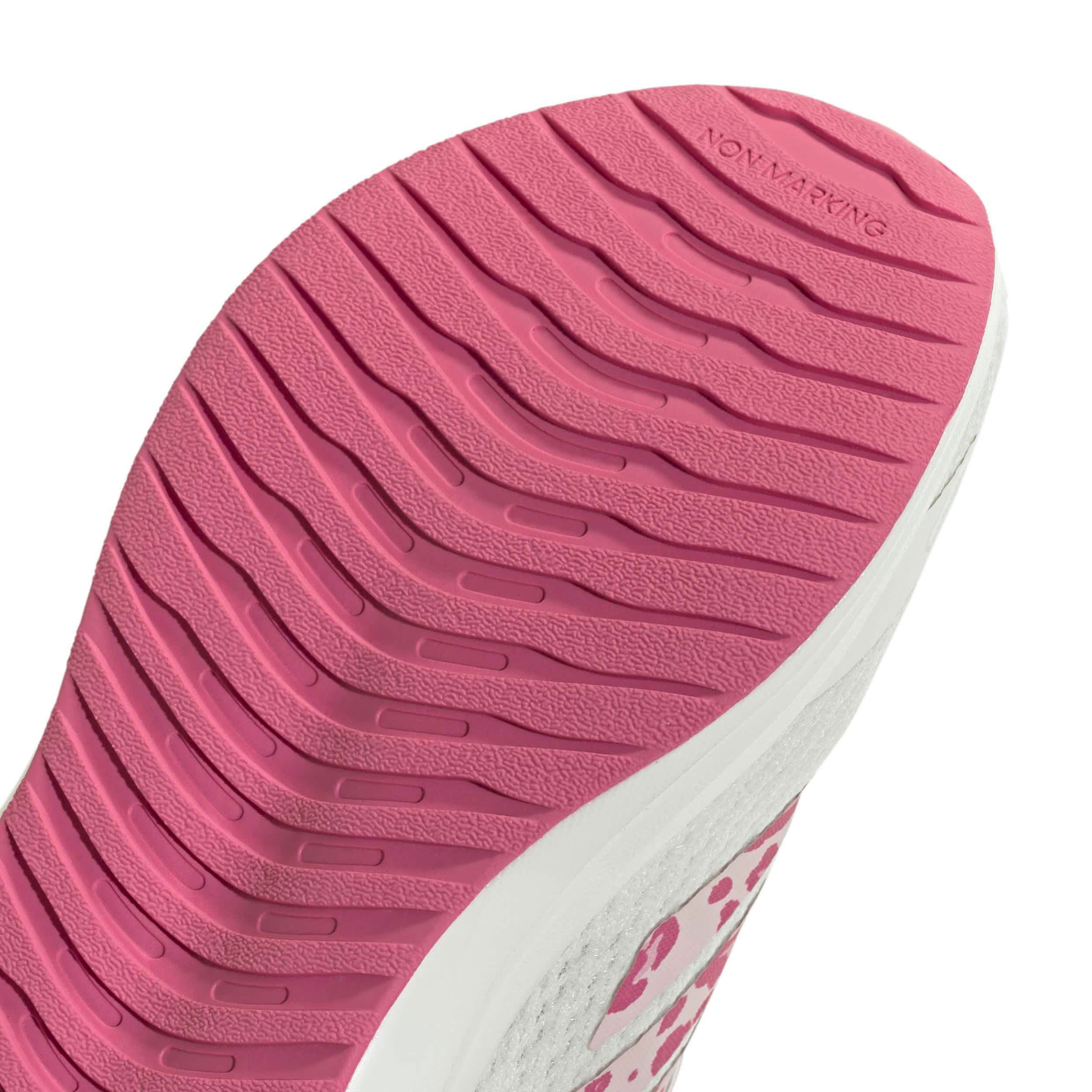 ADIDAS-GIRLS LITTLE KID RUNFALCON 6 SNEAKER-WHITE & PINK