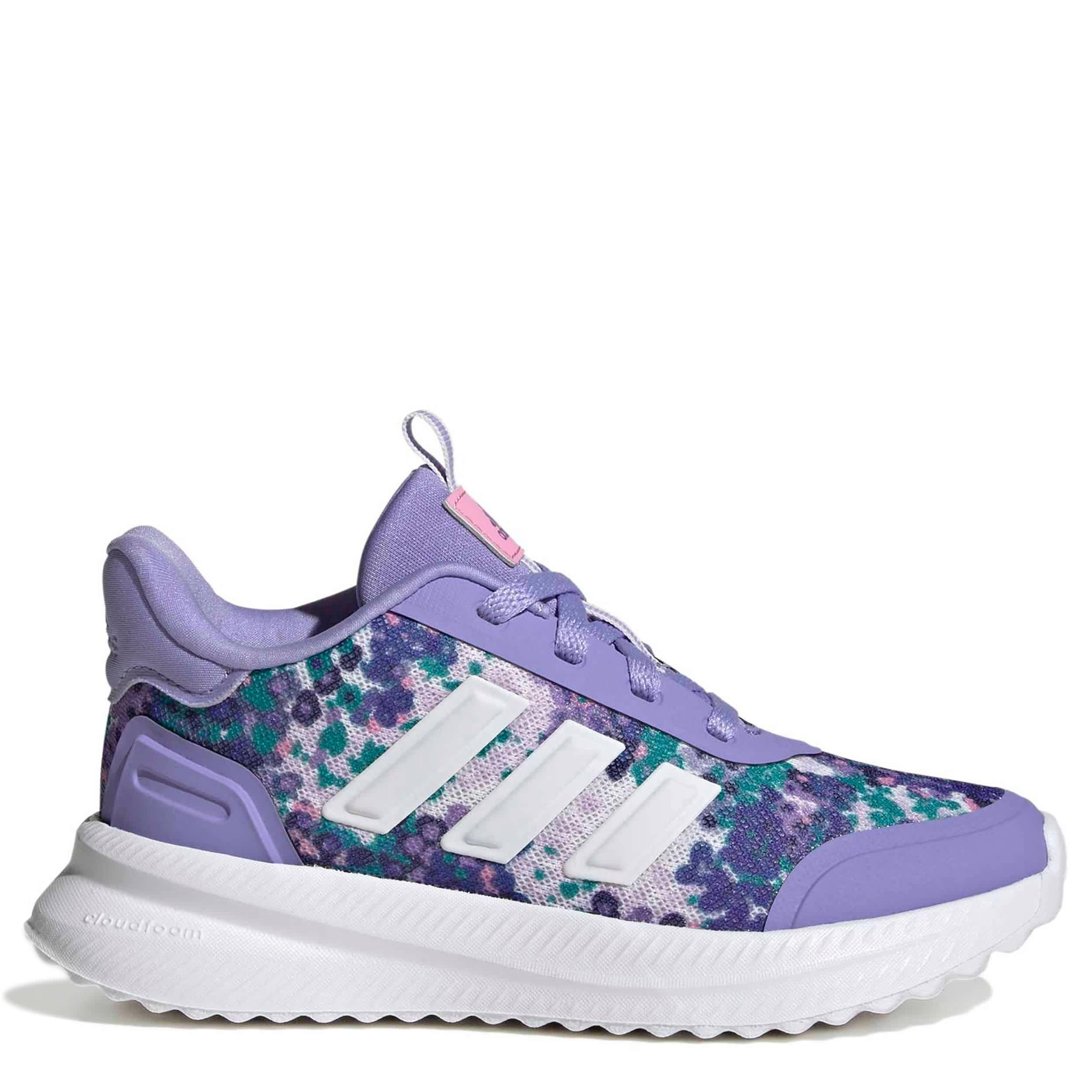 ADIDAS-GIRLS LITTLE-BIG KID X_PLR PATH SNEAKER-PURPLE & WHITE