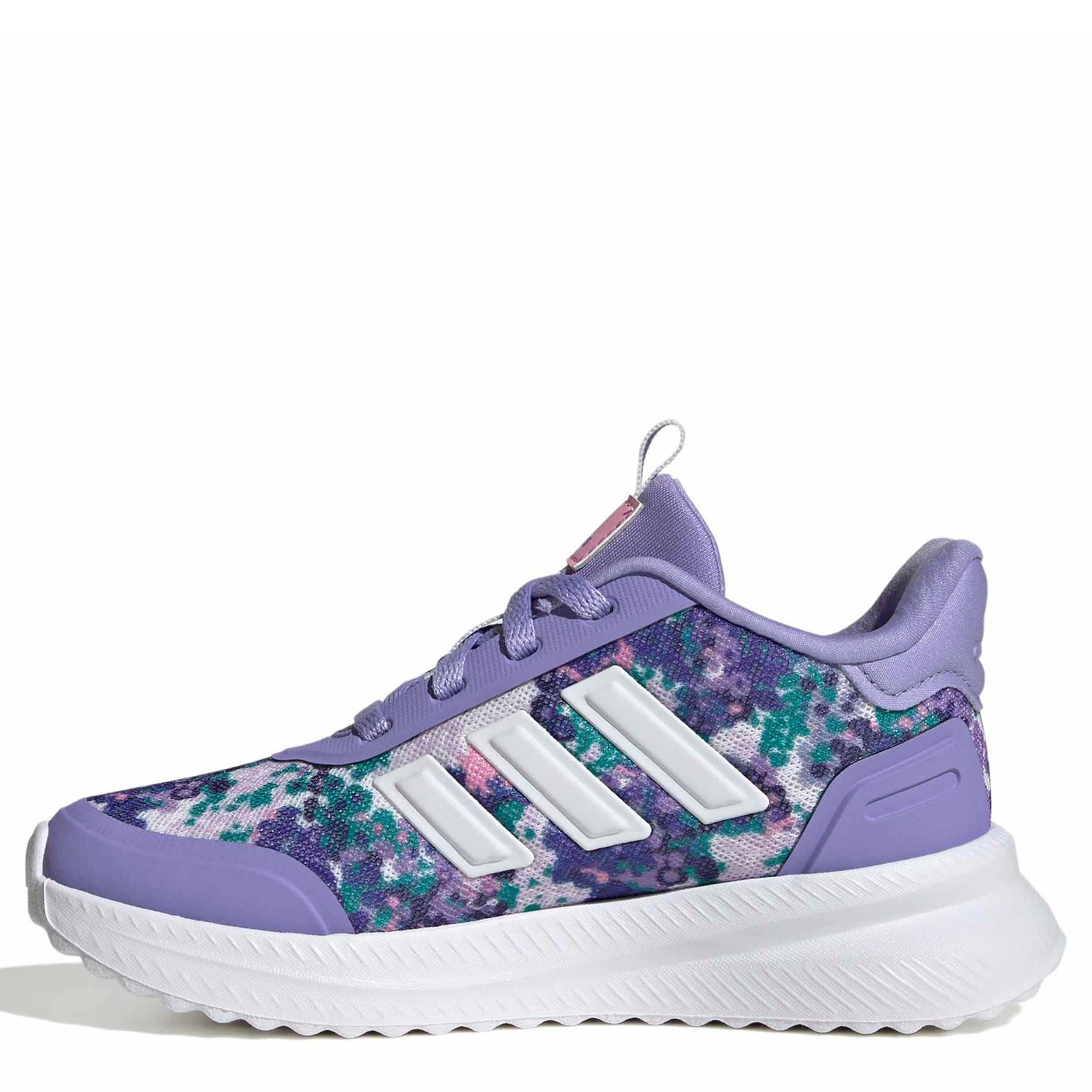 ADIDAS-GIRLS LITTLE-BIG KID X_PLR PATH SNEAKER-PURPLE & WHITE