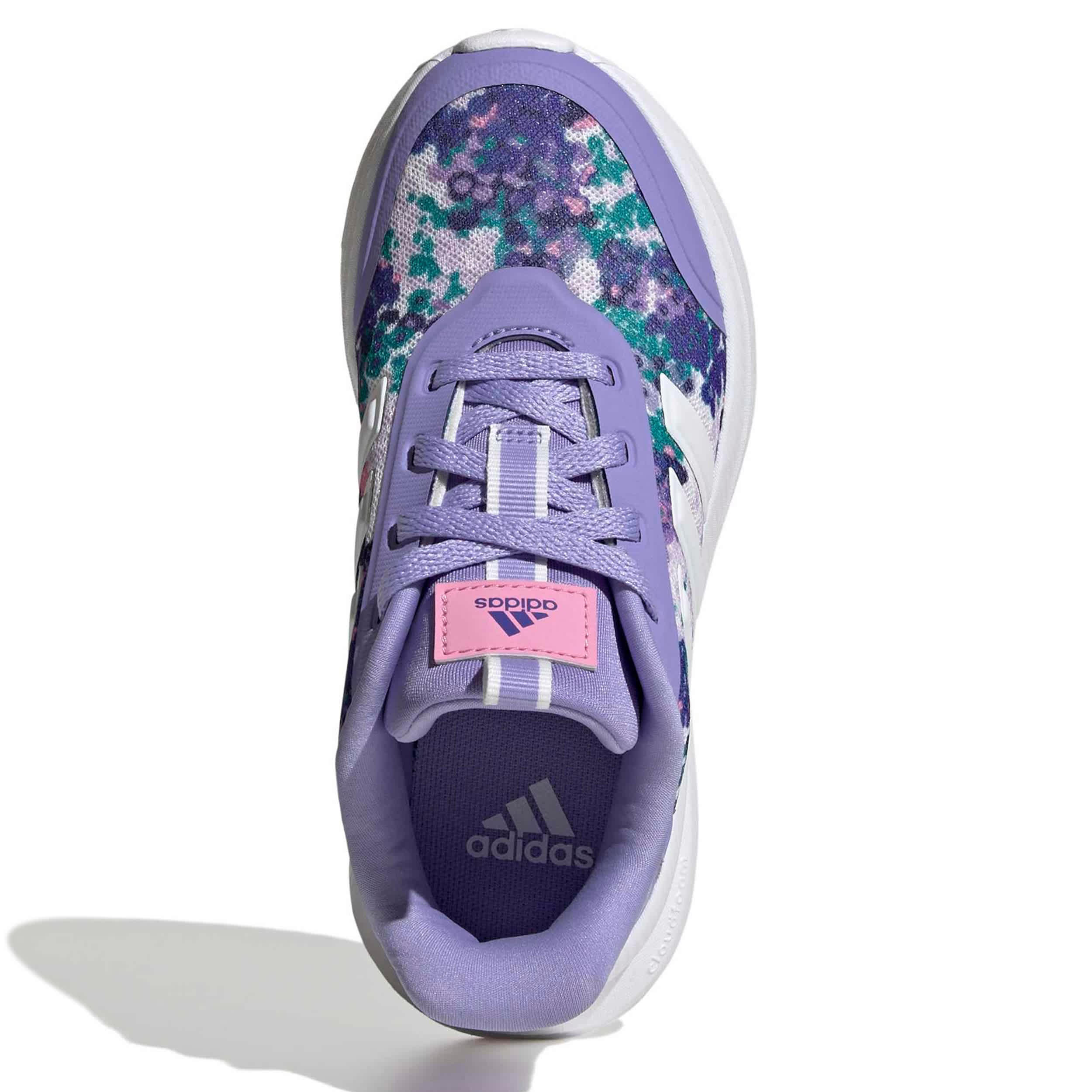 ADIDAS-GIRLS LITTLE-BIG KID X_PLR PATH SNEAKER-PURPLE & WHITE