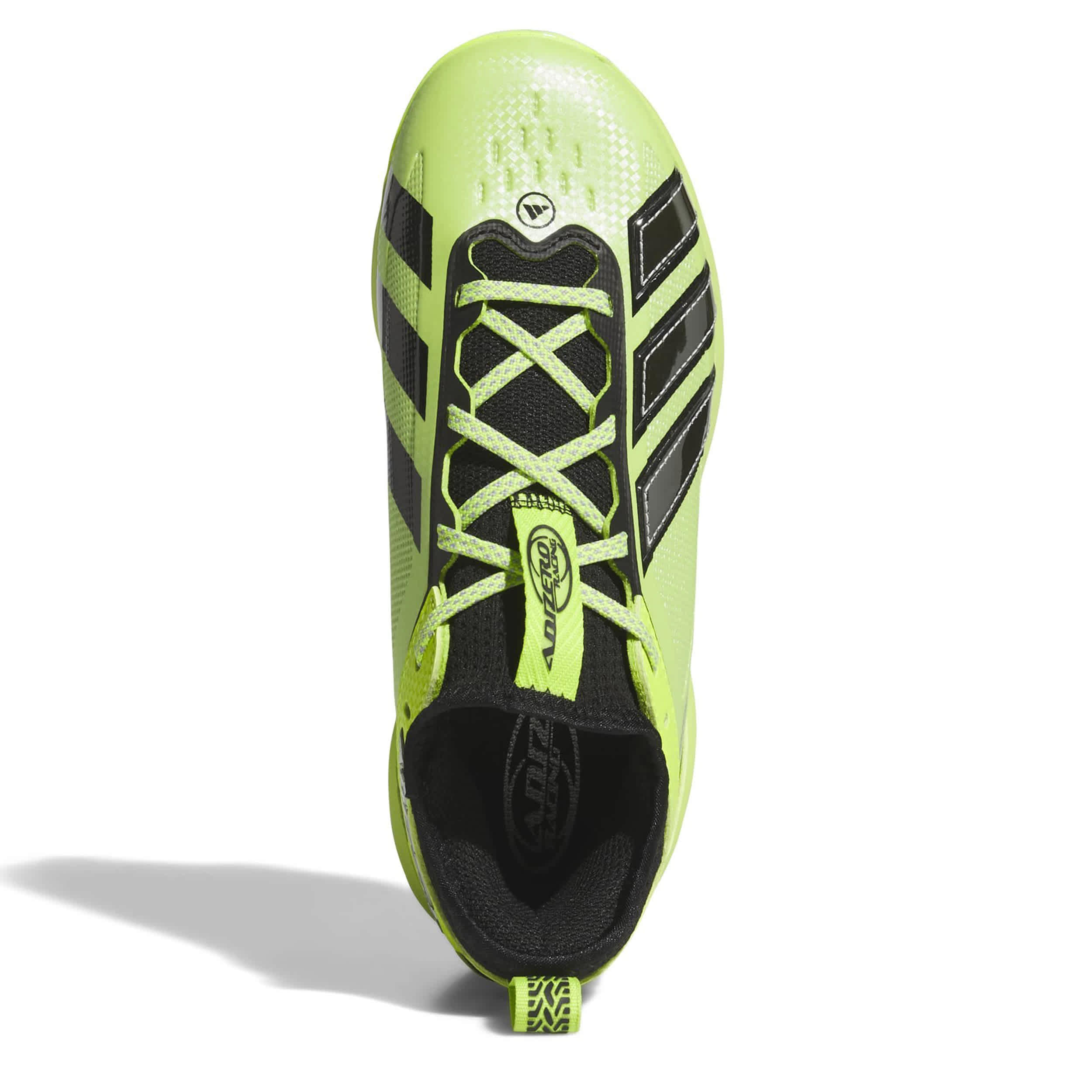 ADIDAS-BOYS LITTLE-BIG KID ADIZERO IMPACT BASEBALL CLEAT-LIME & SILVER