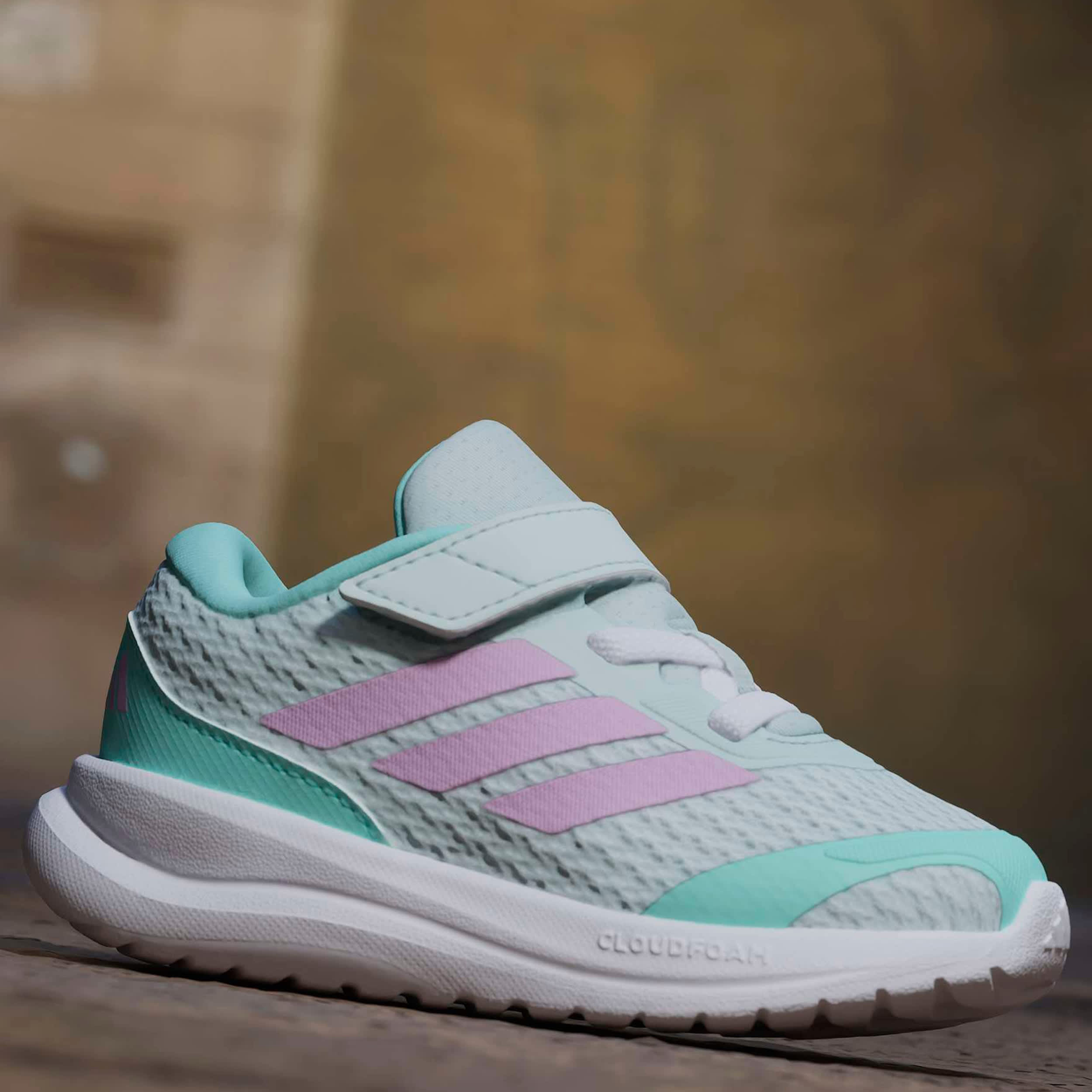 ADIDAS-GIRLS TODDLER RUNFALCON 6 SNEAKER-MINT & LILAC
