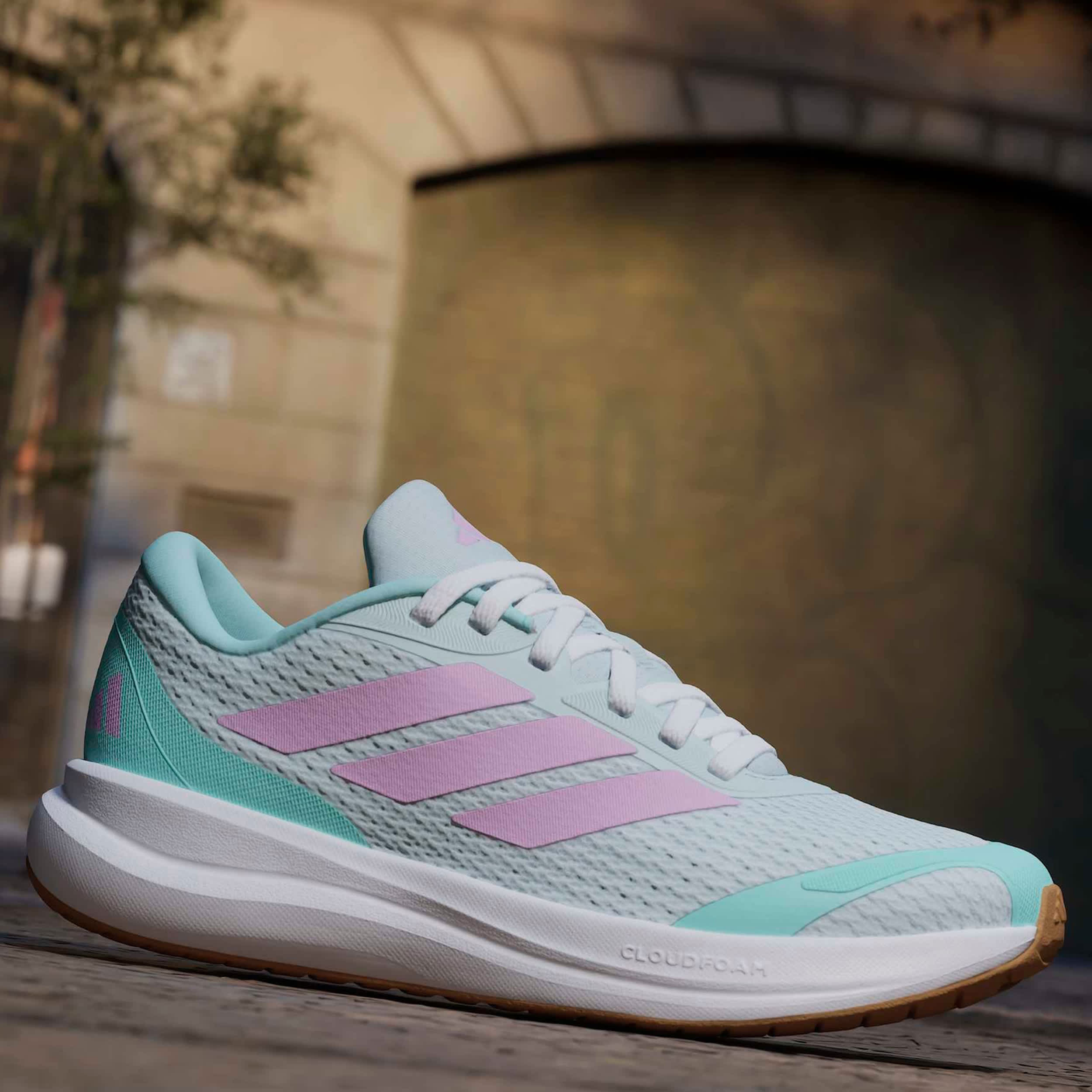 ADIDAS-GIRLS BIG KID RUNFALCON 6 SNEAKER-MINT & LILAC