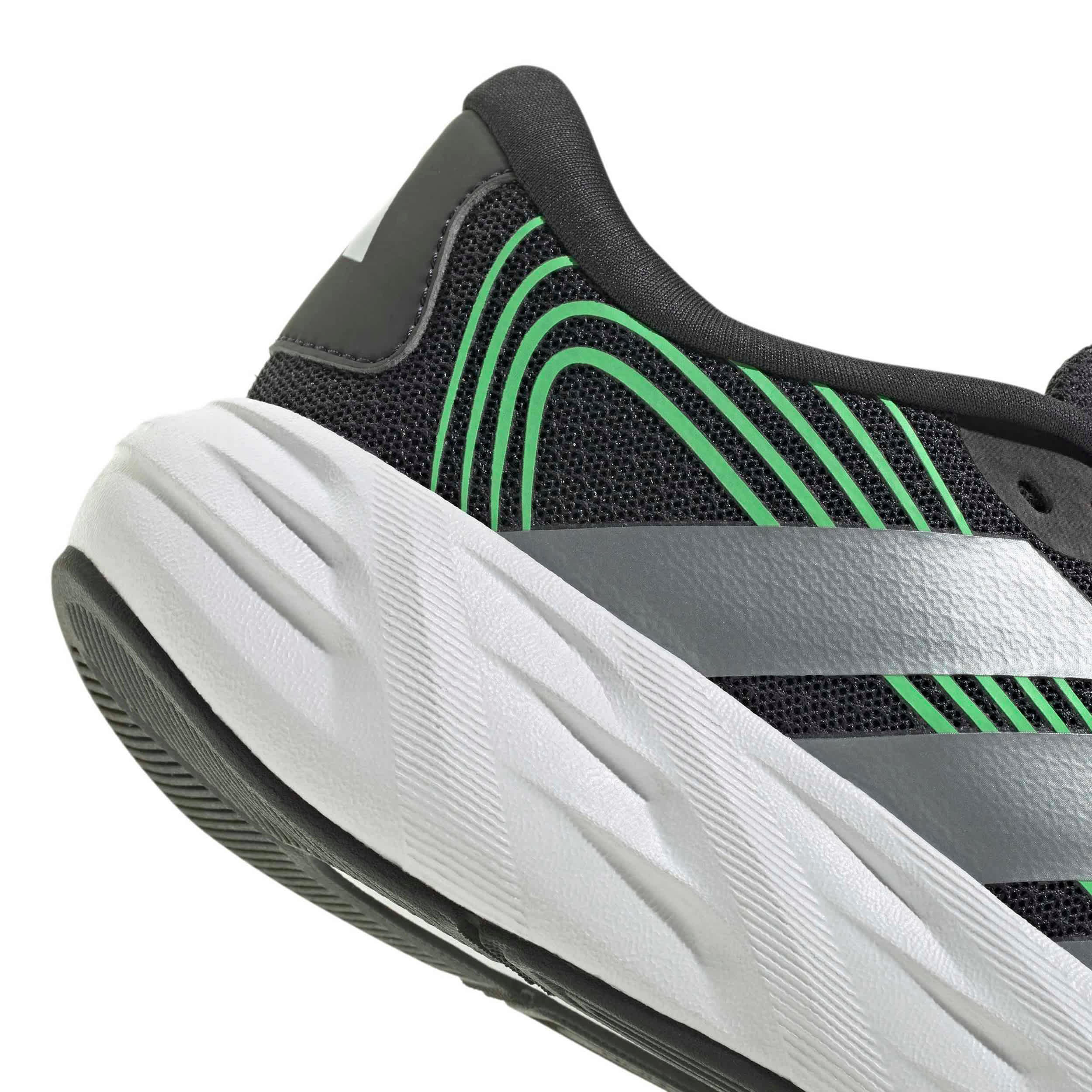 ADIDAS-BOYS BIG KID GALAXY 8 RUNNING SHOE-DARK GREY & GREY