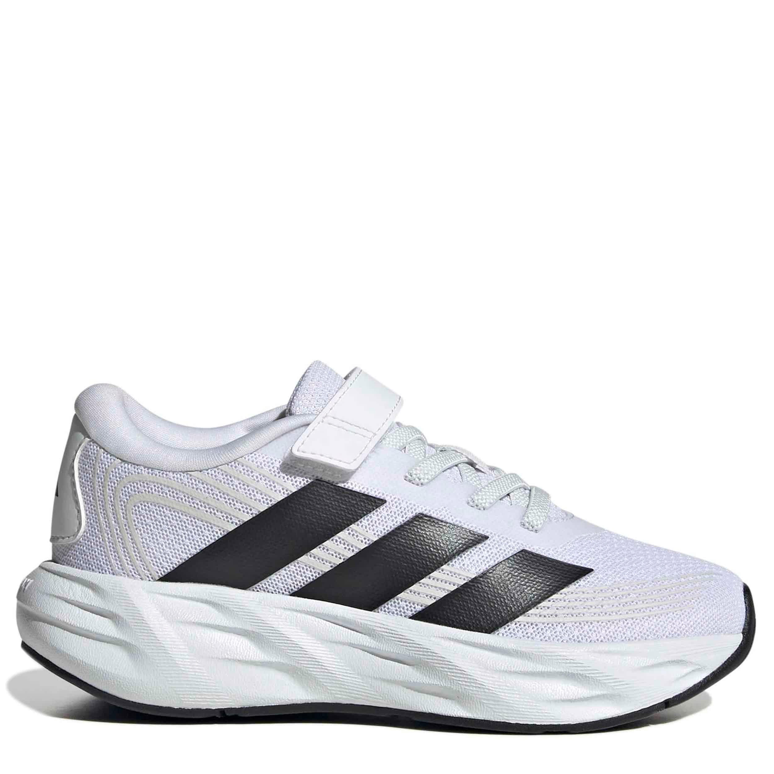 ADIDAS-BOYS LITTLE KID GALAXY 8 RUNNING SHOE-WHITE & BLACK