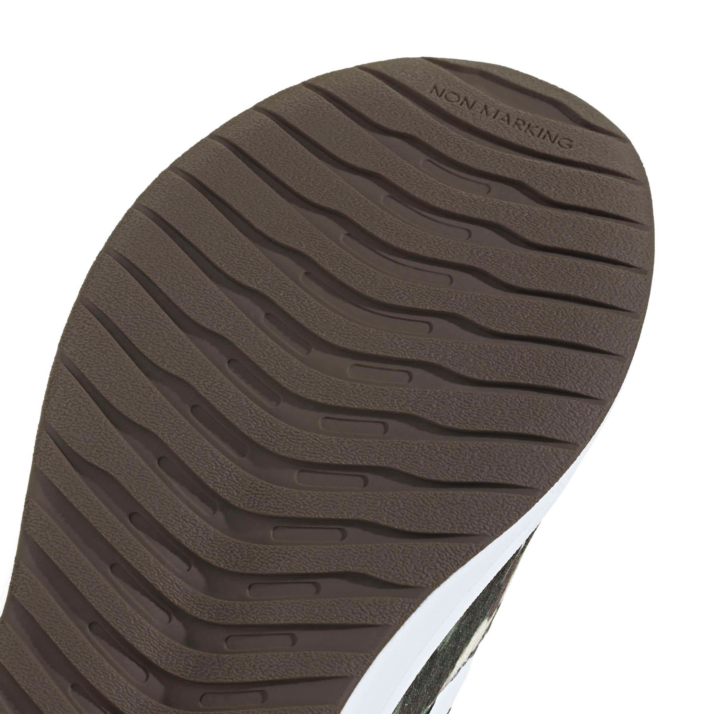 ADIDAS-BOYS BIG KID RUNFALCON 6 SNEAKER-BROWN & WHITE
