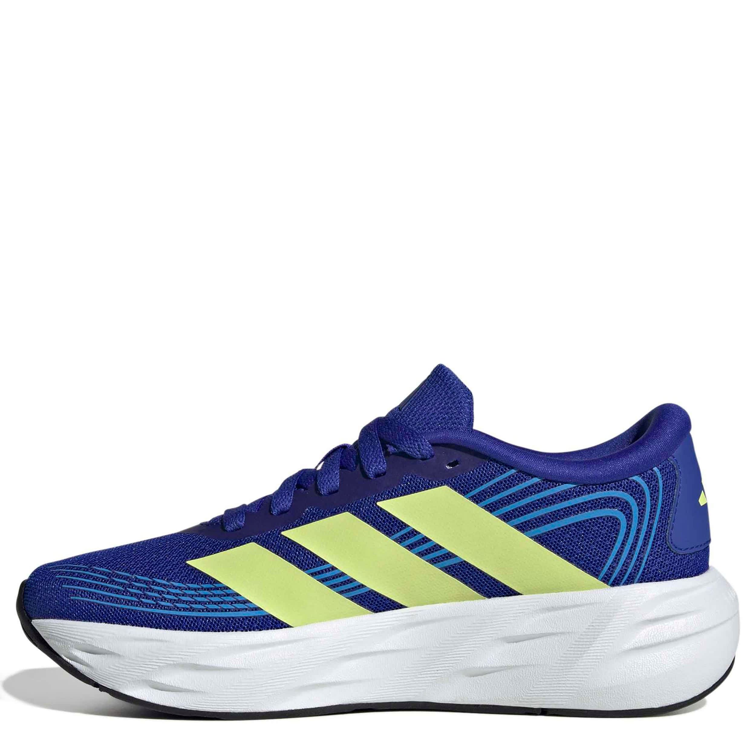 ADIDAS-BOYS BIG KID GALAXY 8 RUNNING SHOE-BLUE & YELLOW