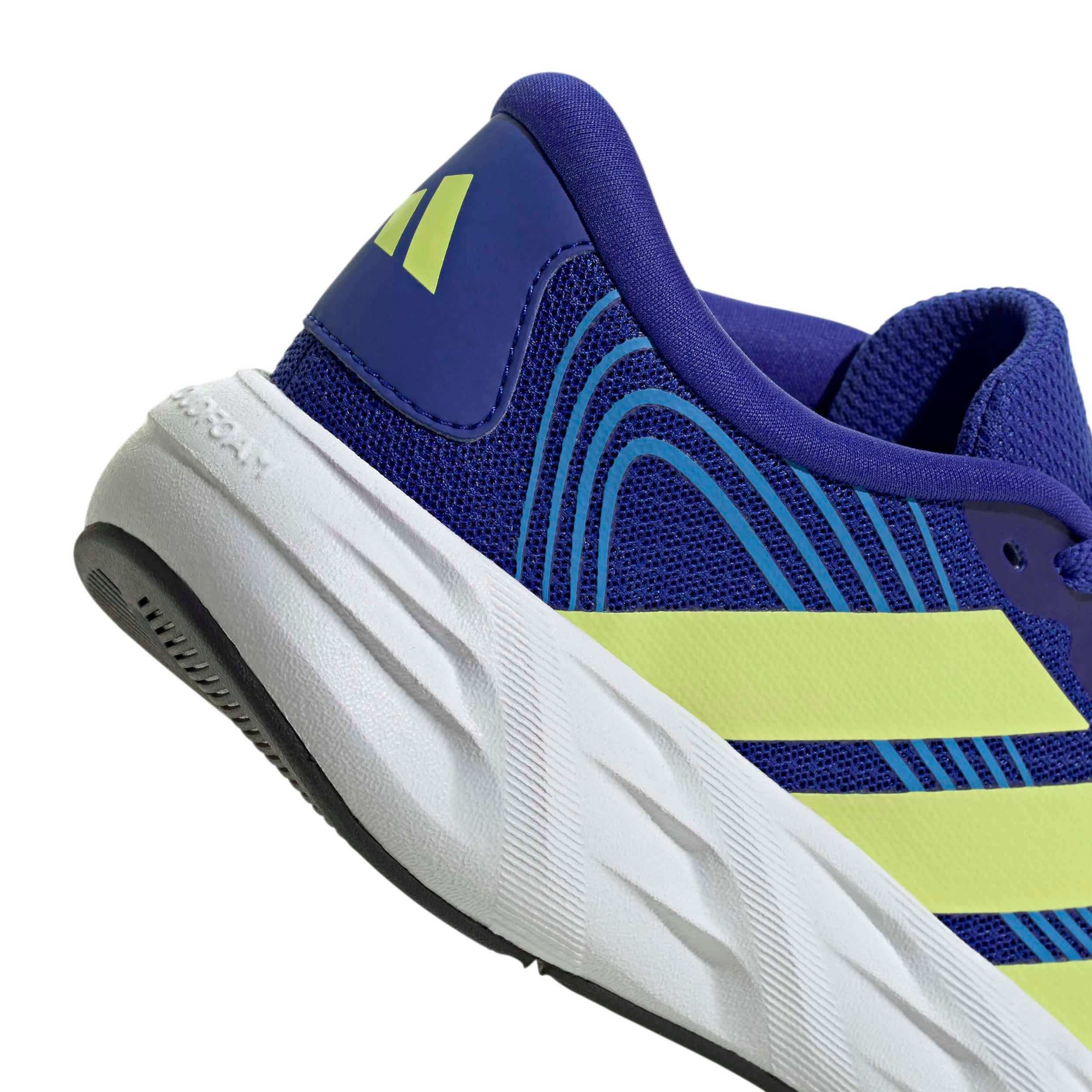 ADIDAS-BOYS BIG KID GALAXY 8 RUNNING SHOE-BLUE & YELLOW