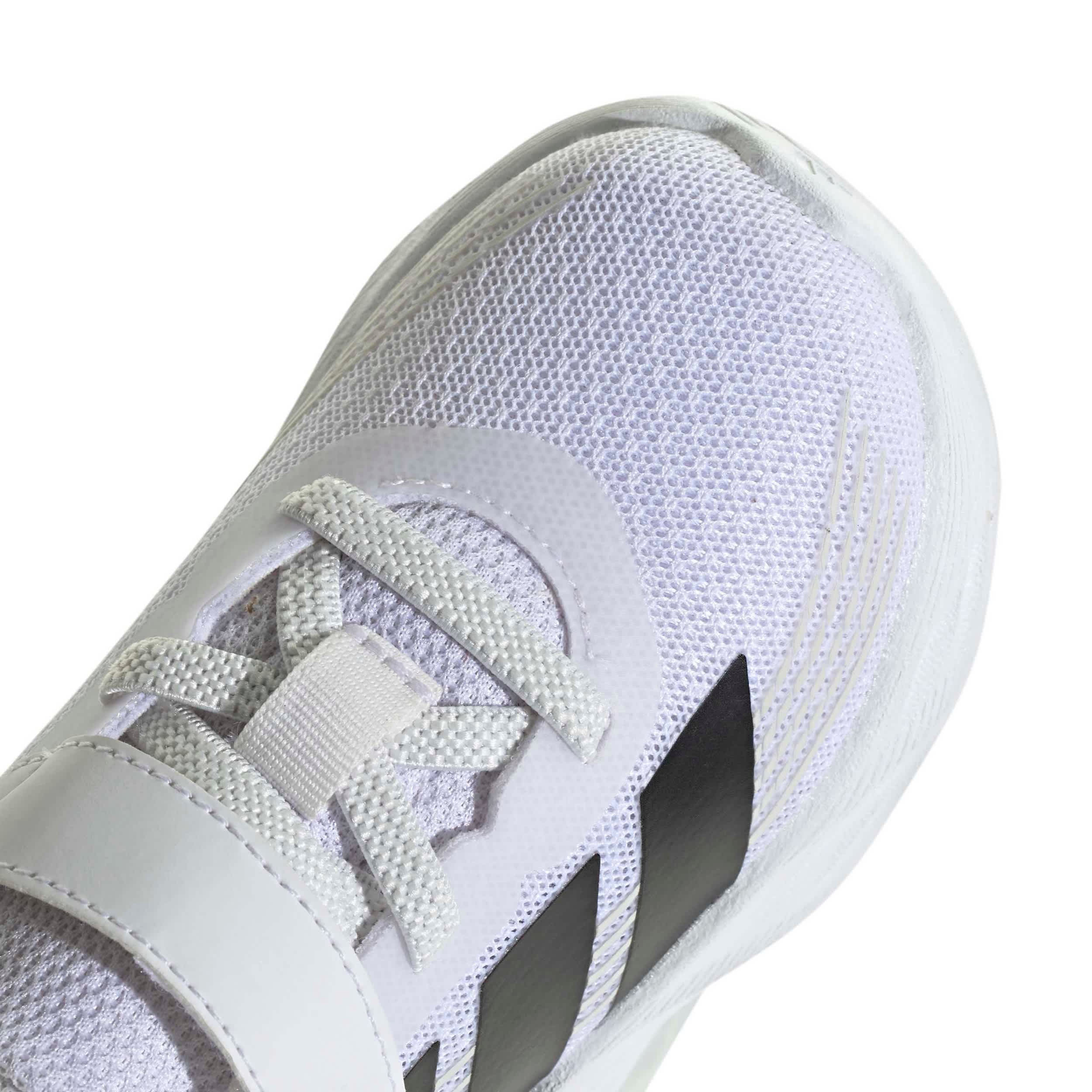 ADIDAS-BOYS LITTLE KID GALAXY 8 RUNNING SHOE-WHITE & BLACK