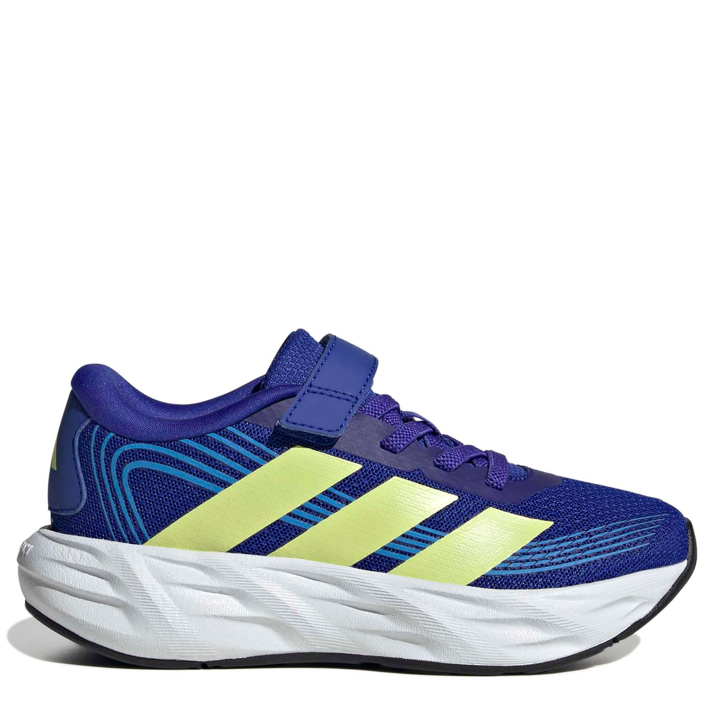 ADIDAS-BOYS LITTLE KID GALAXY 8 RUNNING SHOE-BLUE & YELLOW