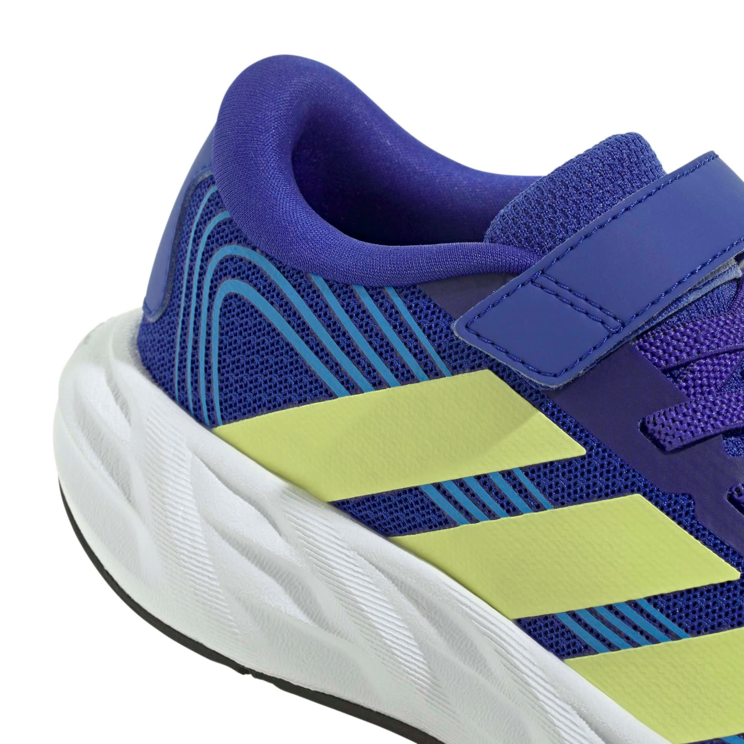 ADIDAS-BOYS LITTLE KID GALAXY 8 RUNNING SHOE-BLUE & YELLOW