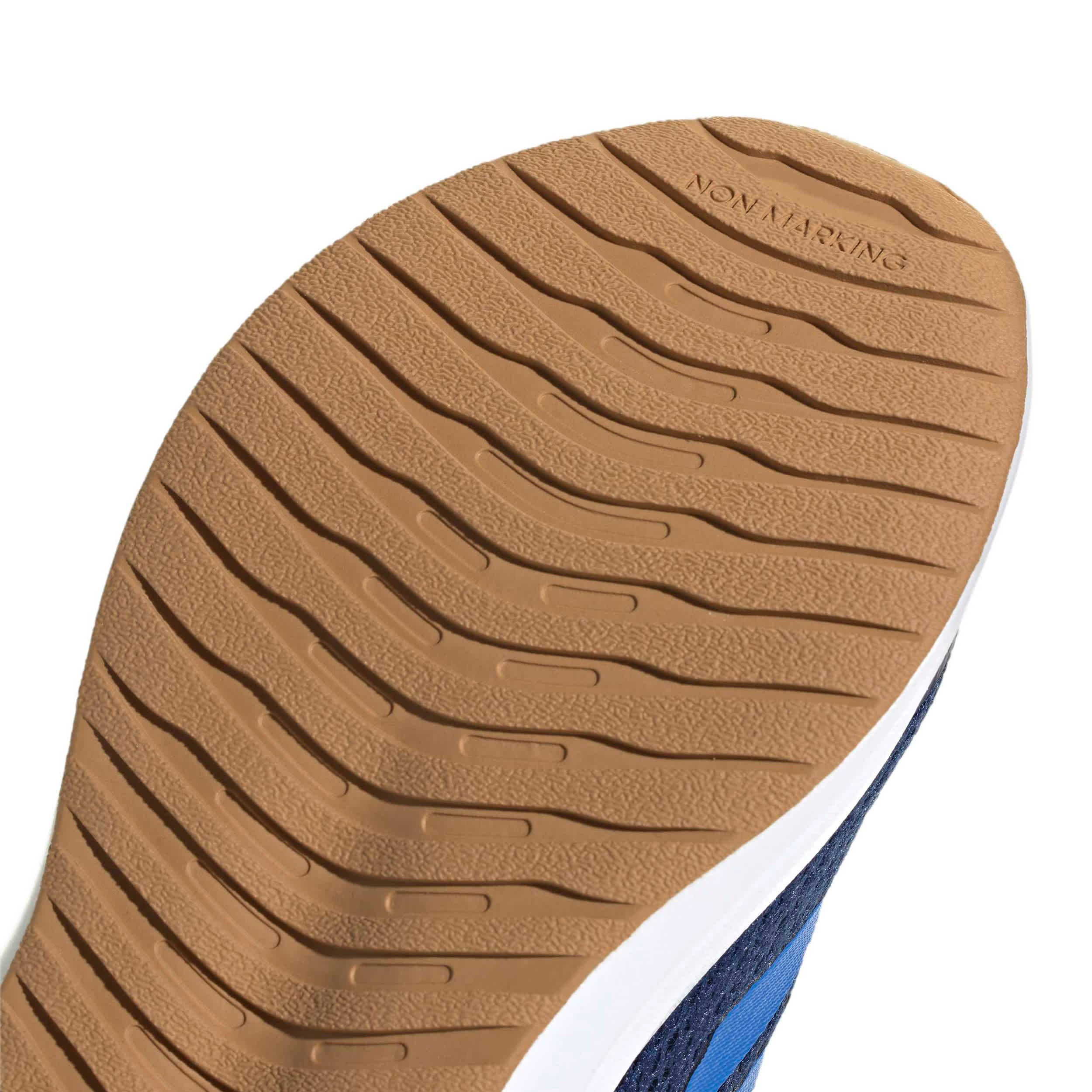ADIDAS-BOYS LITTLE KID RUNFALCON 6 SNEAKER-DARK BLUE & BRIGHT BLUE