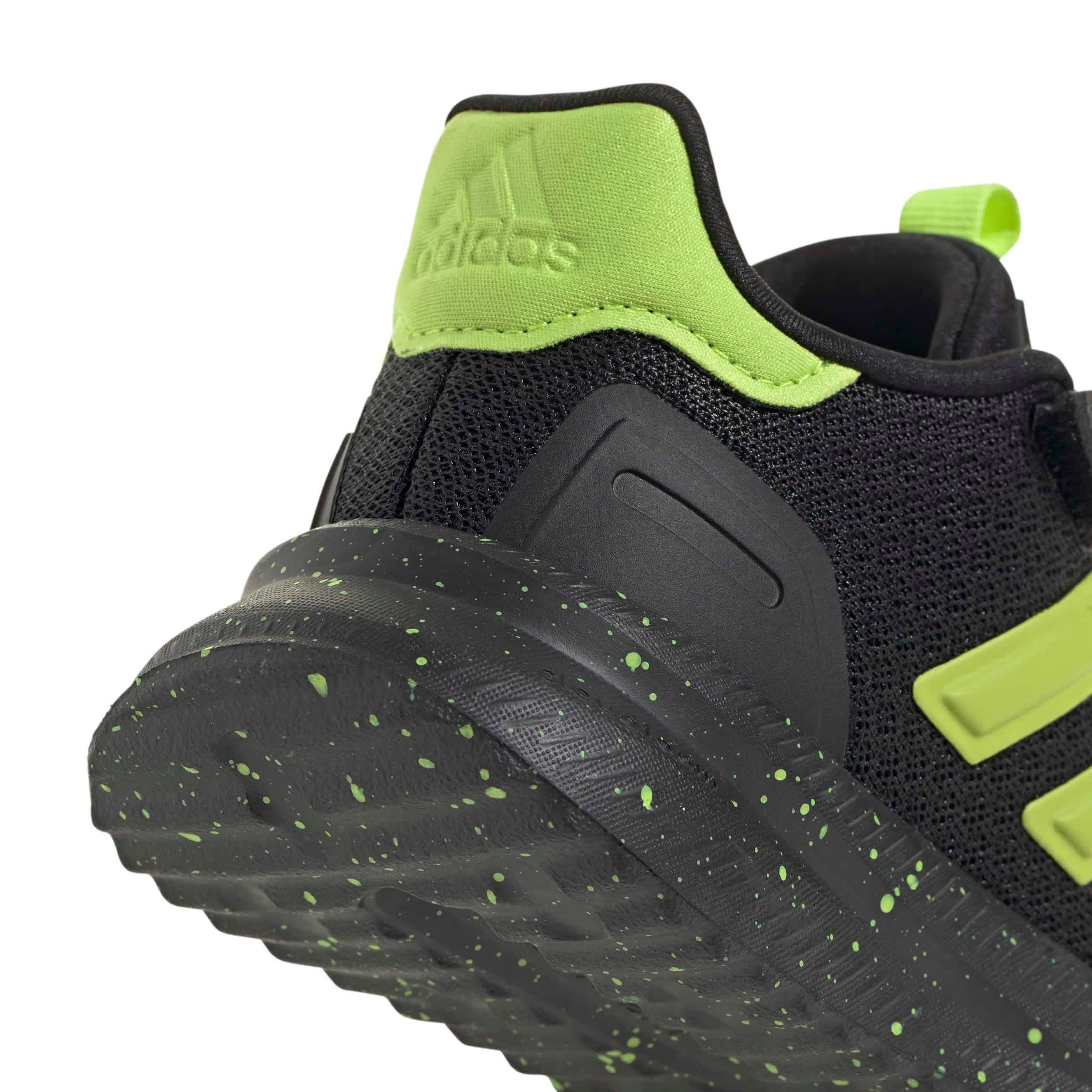 ADIDAS-BOYS LITTLE KID X_PLR PATH SNEAKER-BLACK & LIME